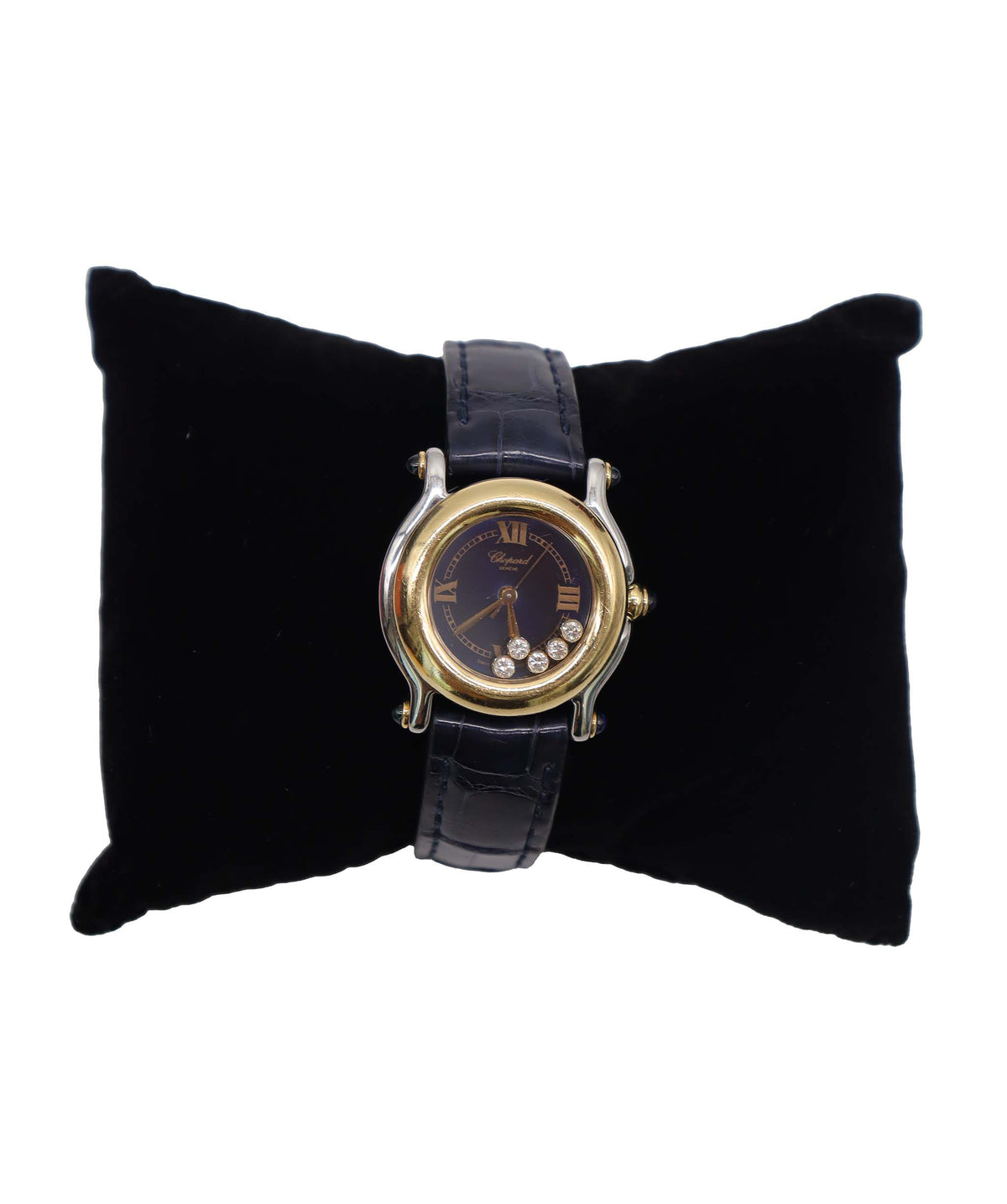 Chopard Happy Sports Combi 27 8246 23 Women's Watch 5P Diamond Black YG Yellow Gold Quartz Happy Sports Chopard DXBS6588