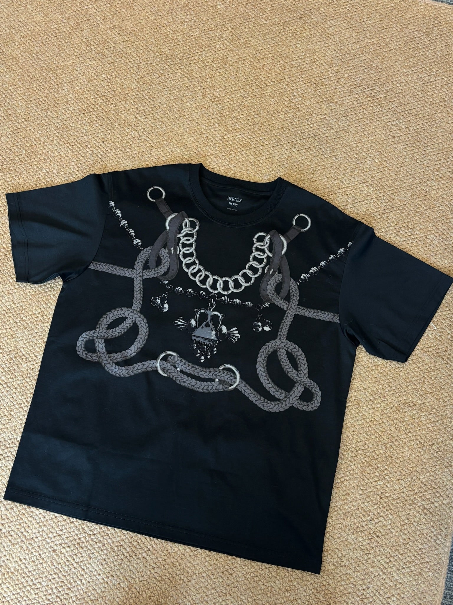 Size 40 - Hermès "Palefroi Remix" maxi t-shirt