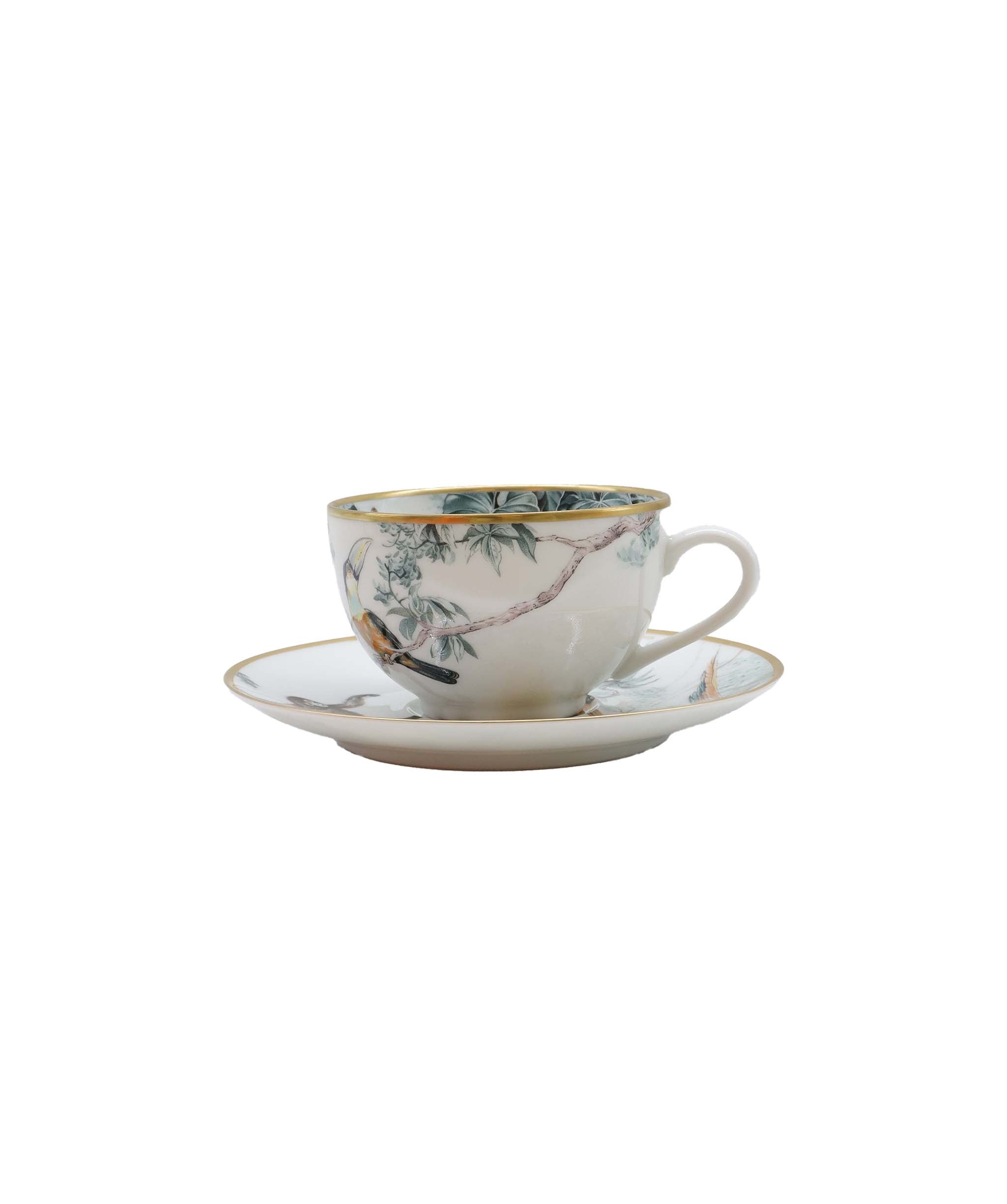 Hermes Carnets d’Equateur tea cup and saucer Set - DXBS1488