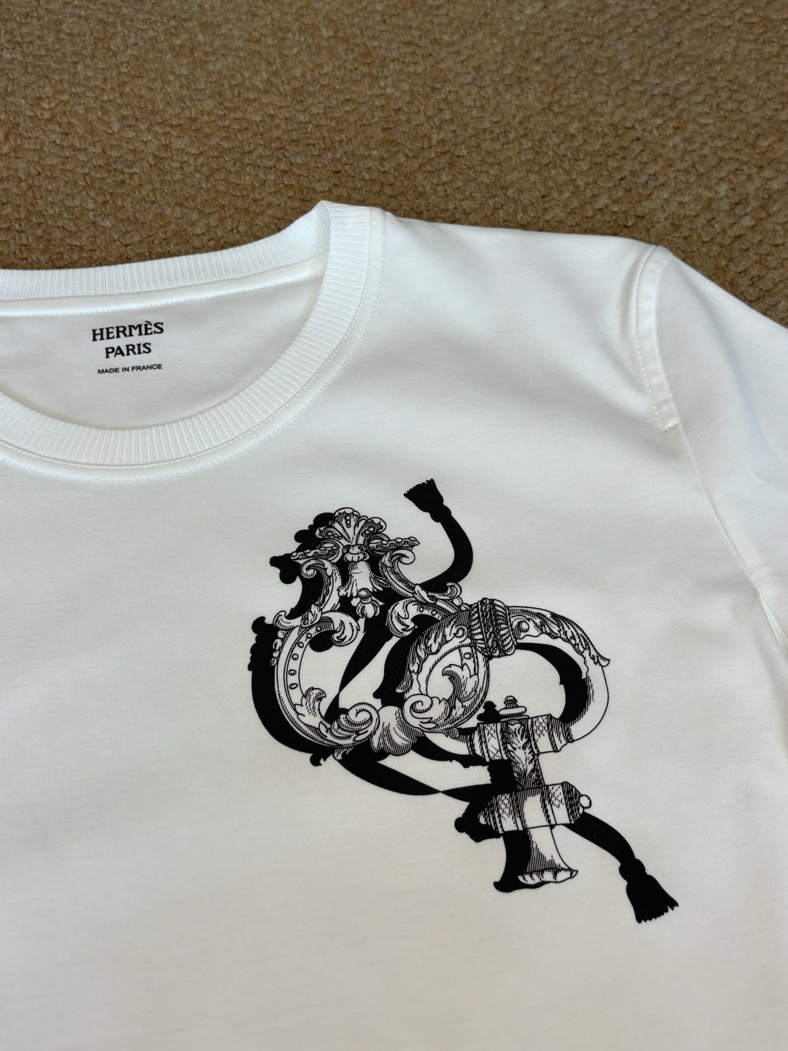FR40 - Hermes Ferronnerie Printed straight t-shirt
