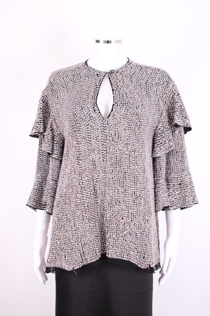 Isabel Marant Sequin Top Silver t/u
