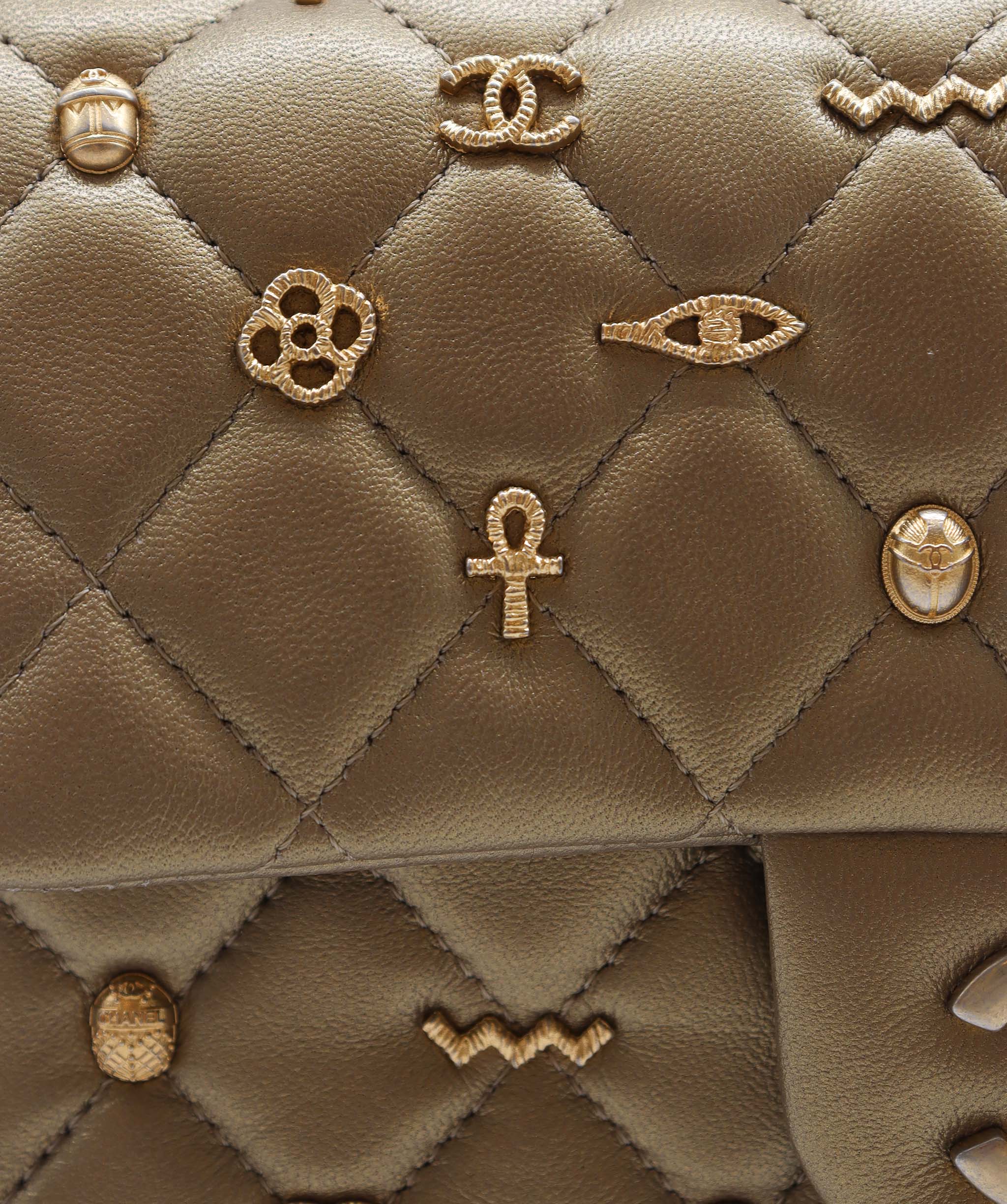 Chanel Mini Matelasse Egyptian Charm Metiers d'Art Collection Matelasse Chain Shoulder Bag - DXBS2762