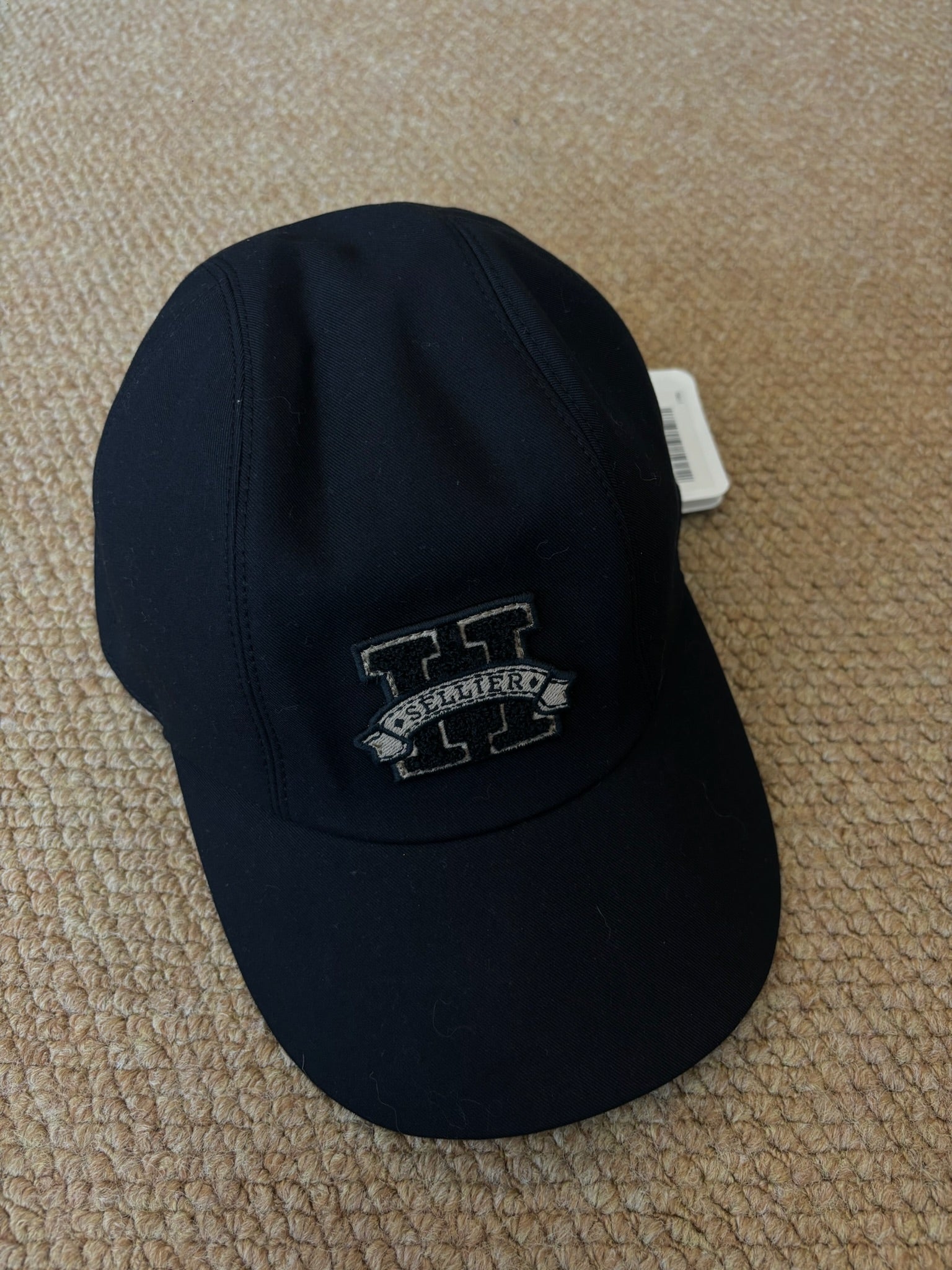 Size 59 - Hermes Davis H Sellier black cap