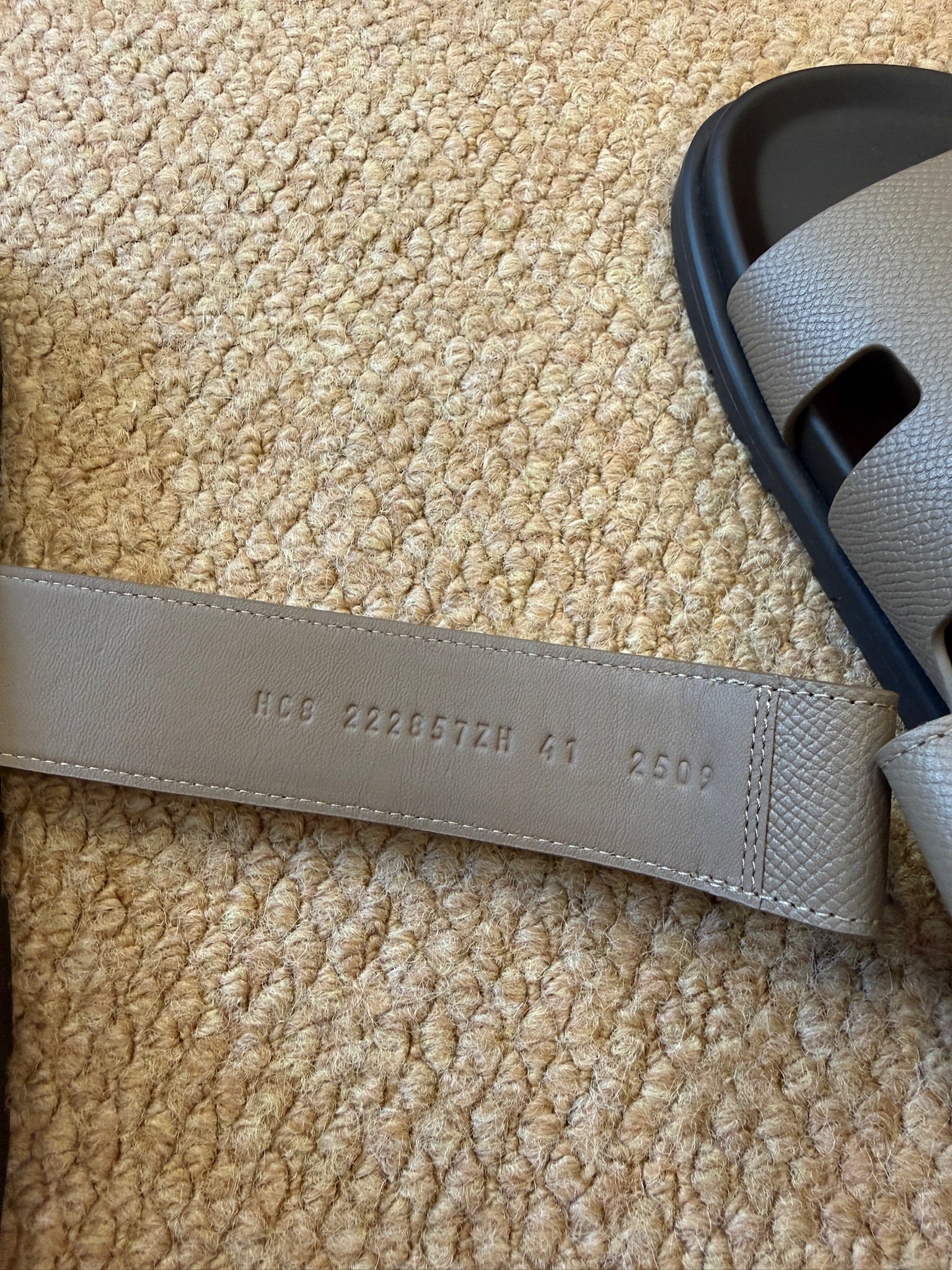 Size 41 - Hermès Chypre sandal