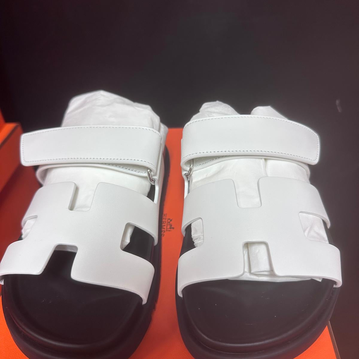 73A. Chypre Sandal In White Leather