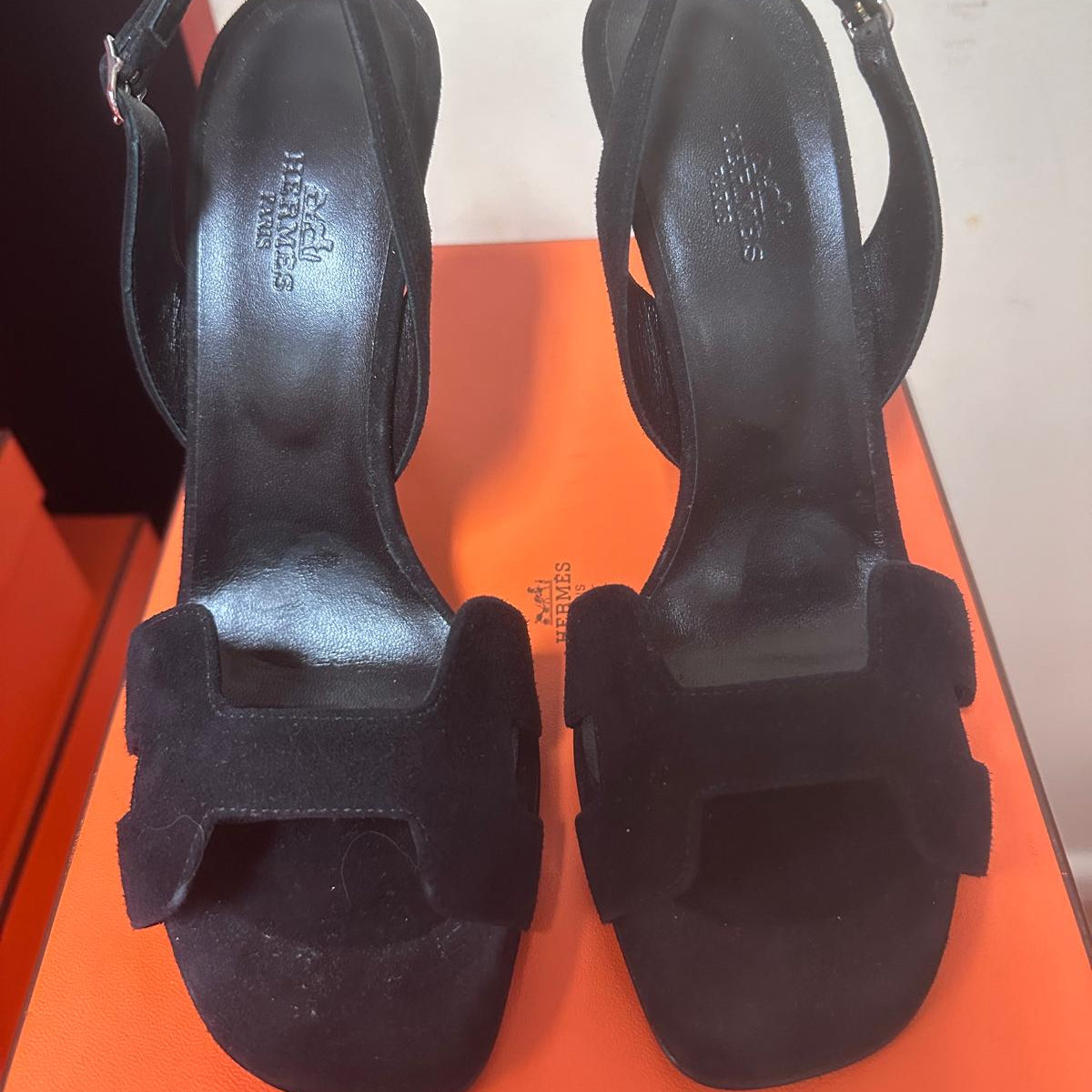 91A. Sandal Femme Holy Black - Size 38.5