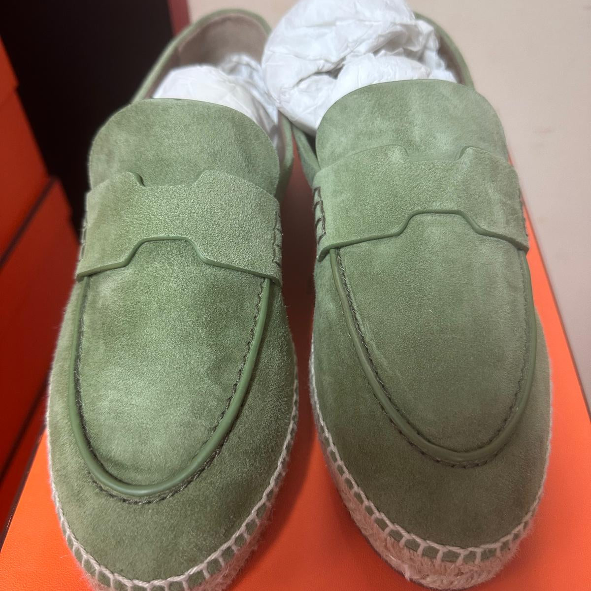 92A.Trip Espradrile Suede Green