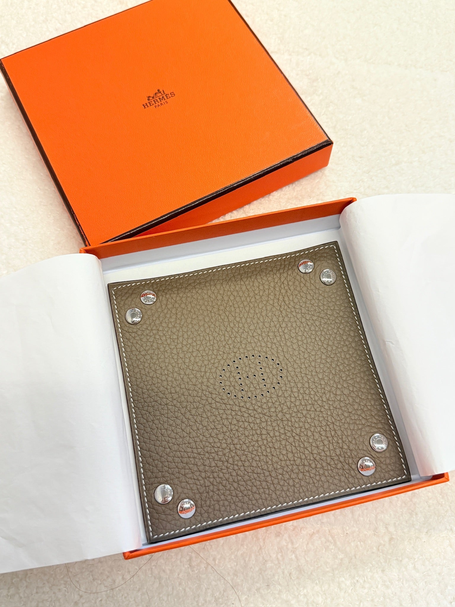 Hermès H mini change tray new with box