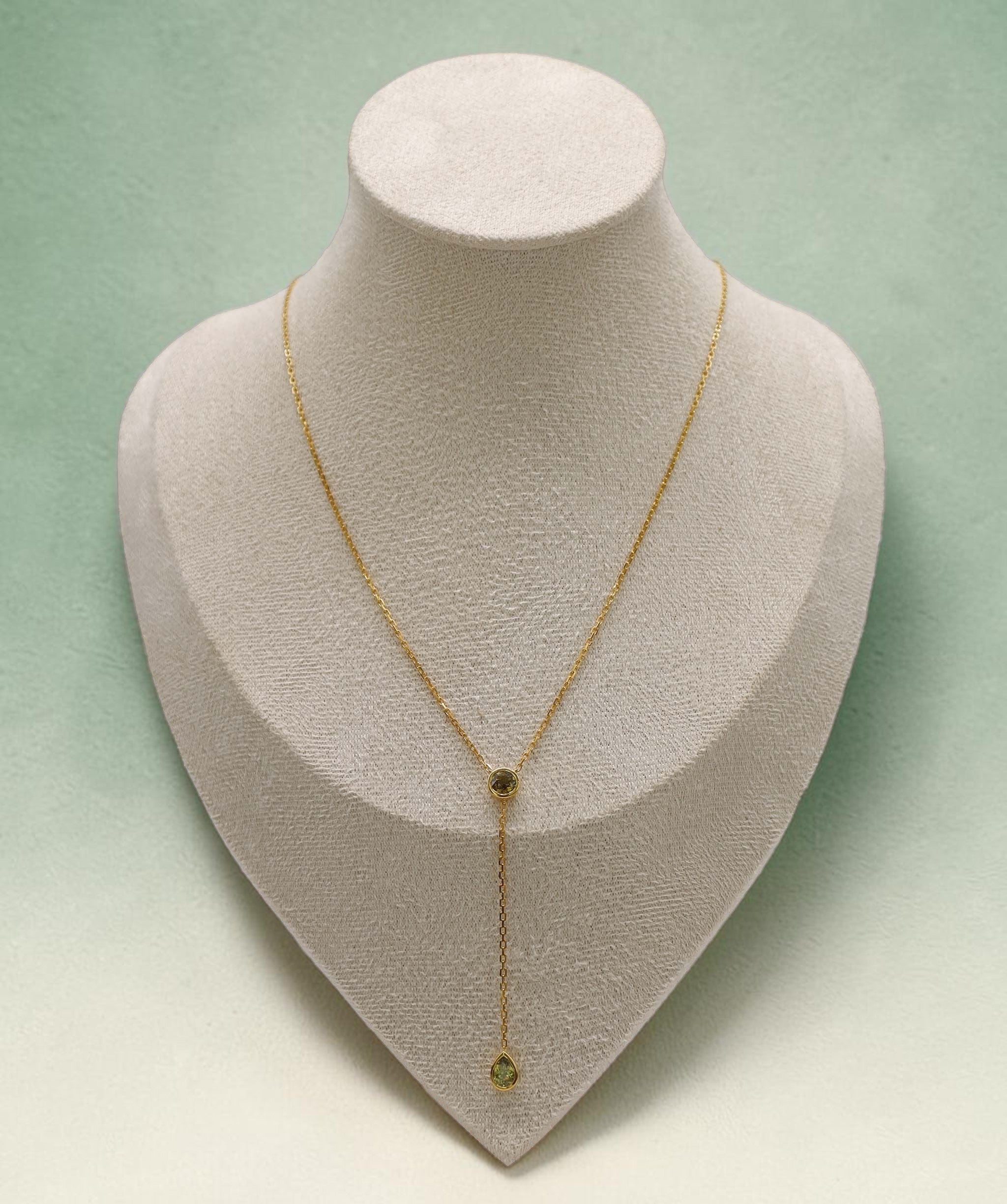 Mali Garnet Lariat Necklace DXBS6598