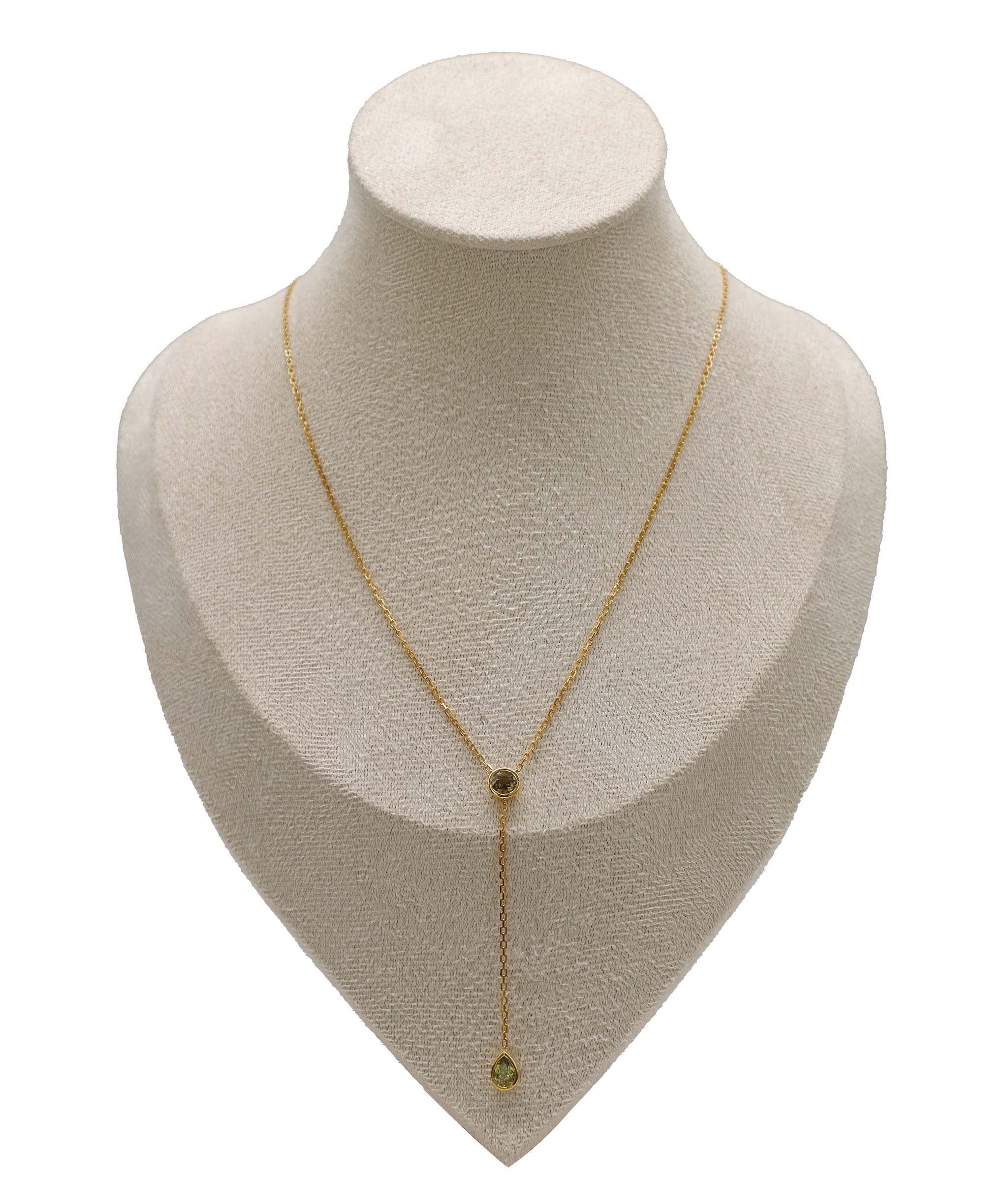 Mali Garnet Lariat Necklace DXBS6598