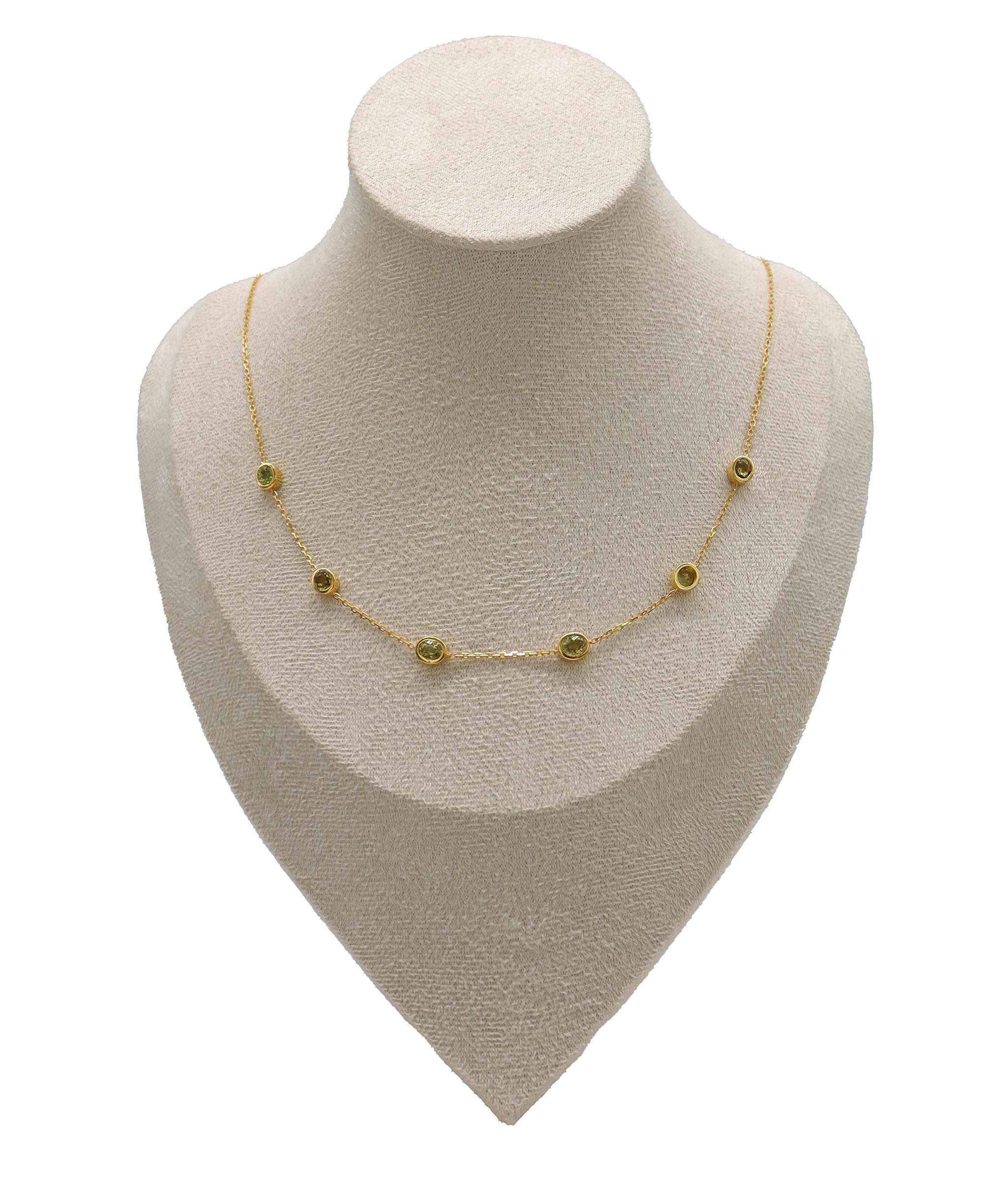 Mali Garnet Satelite Necklace DXBS6600