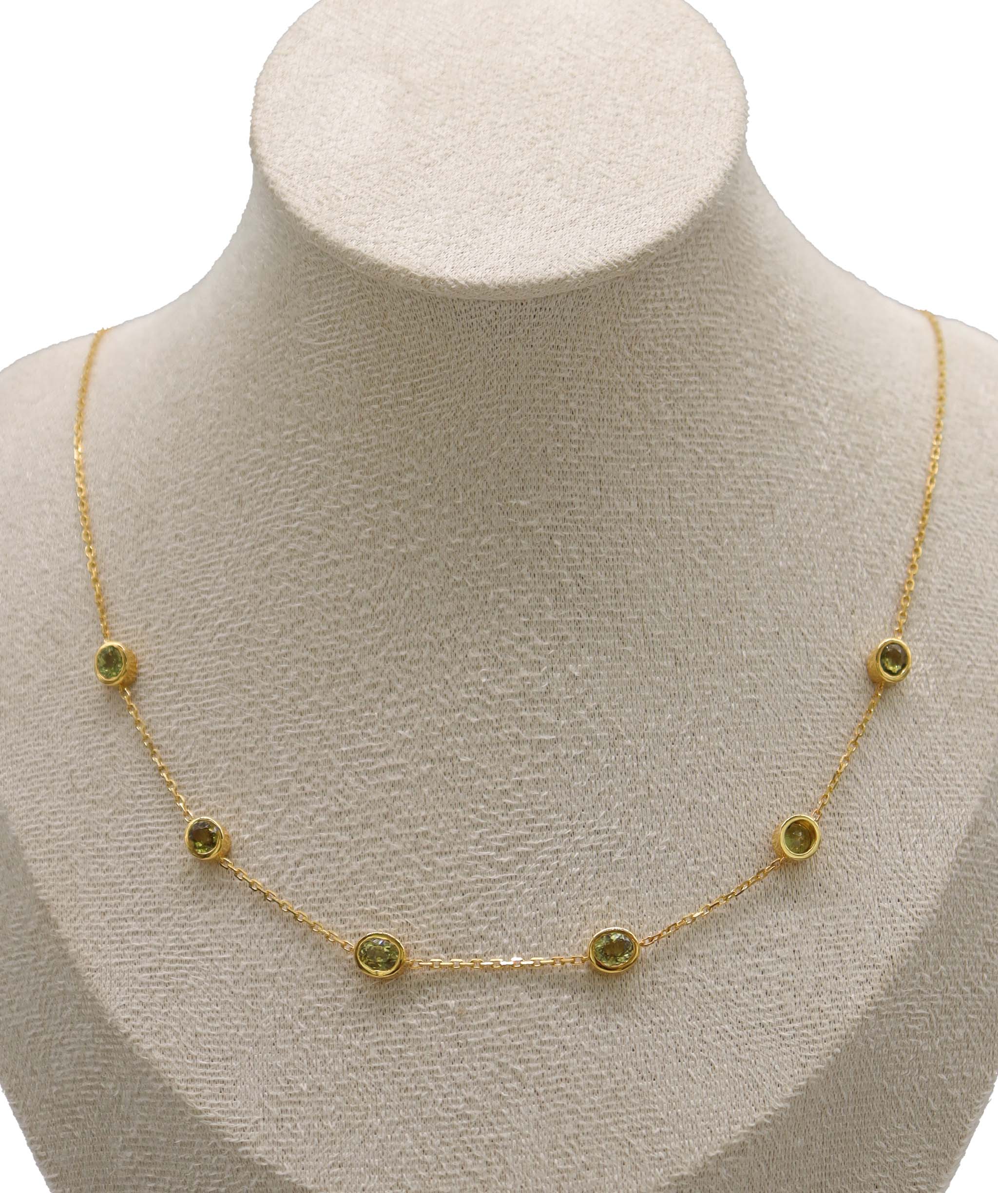 Mali Garnet Satelite Necklace DXBS6600