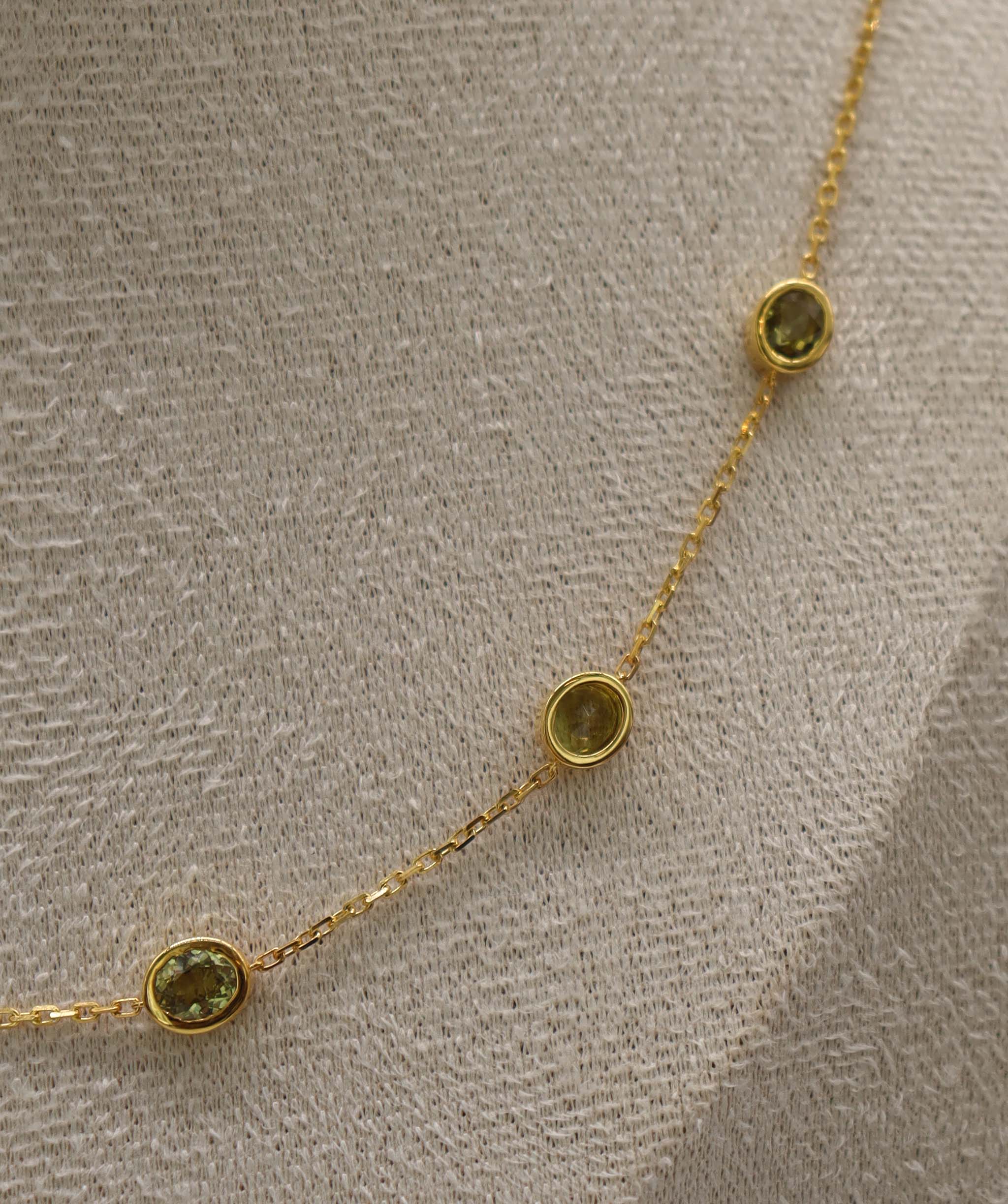 Mali Garnet Satelite Necklace DXBS6600
