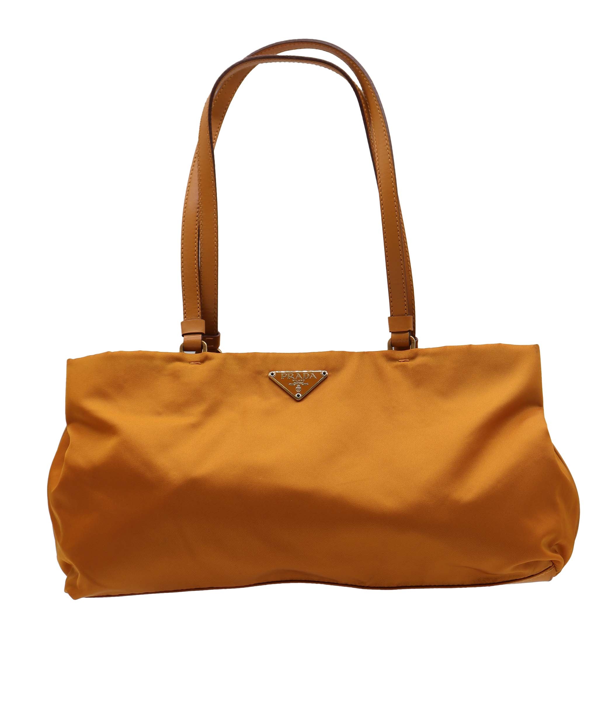 Prada Nylon Mini Tote Bag Orange - DXBS1843