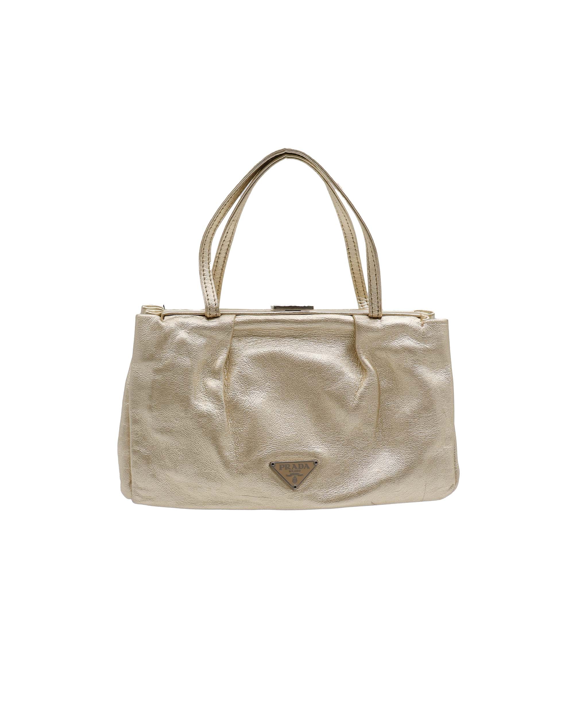 Prada Metallic Mini Bag Champagne DXBS1847