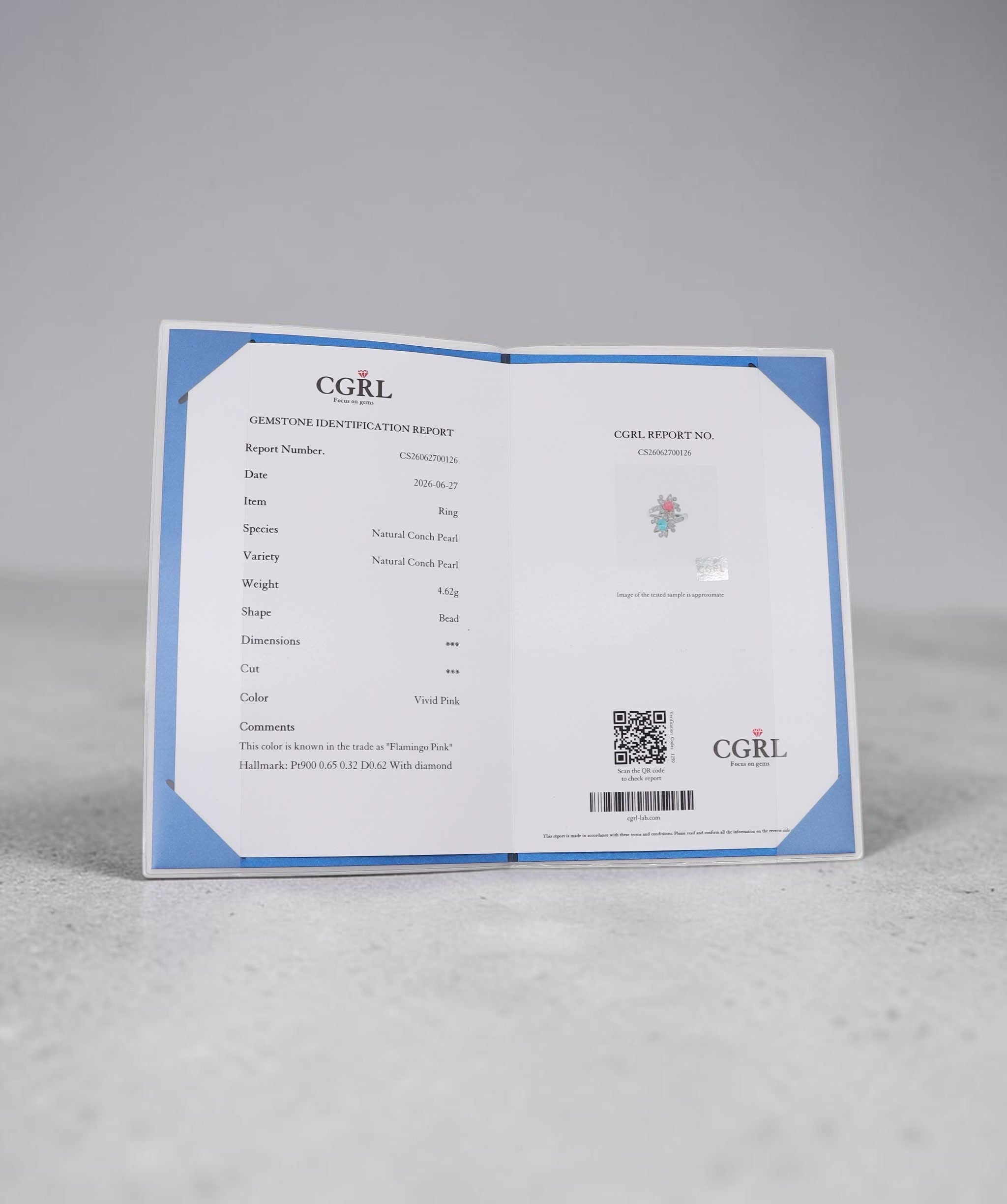 CONCH PEARL PARAIBA RING  DXBS6554
