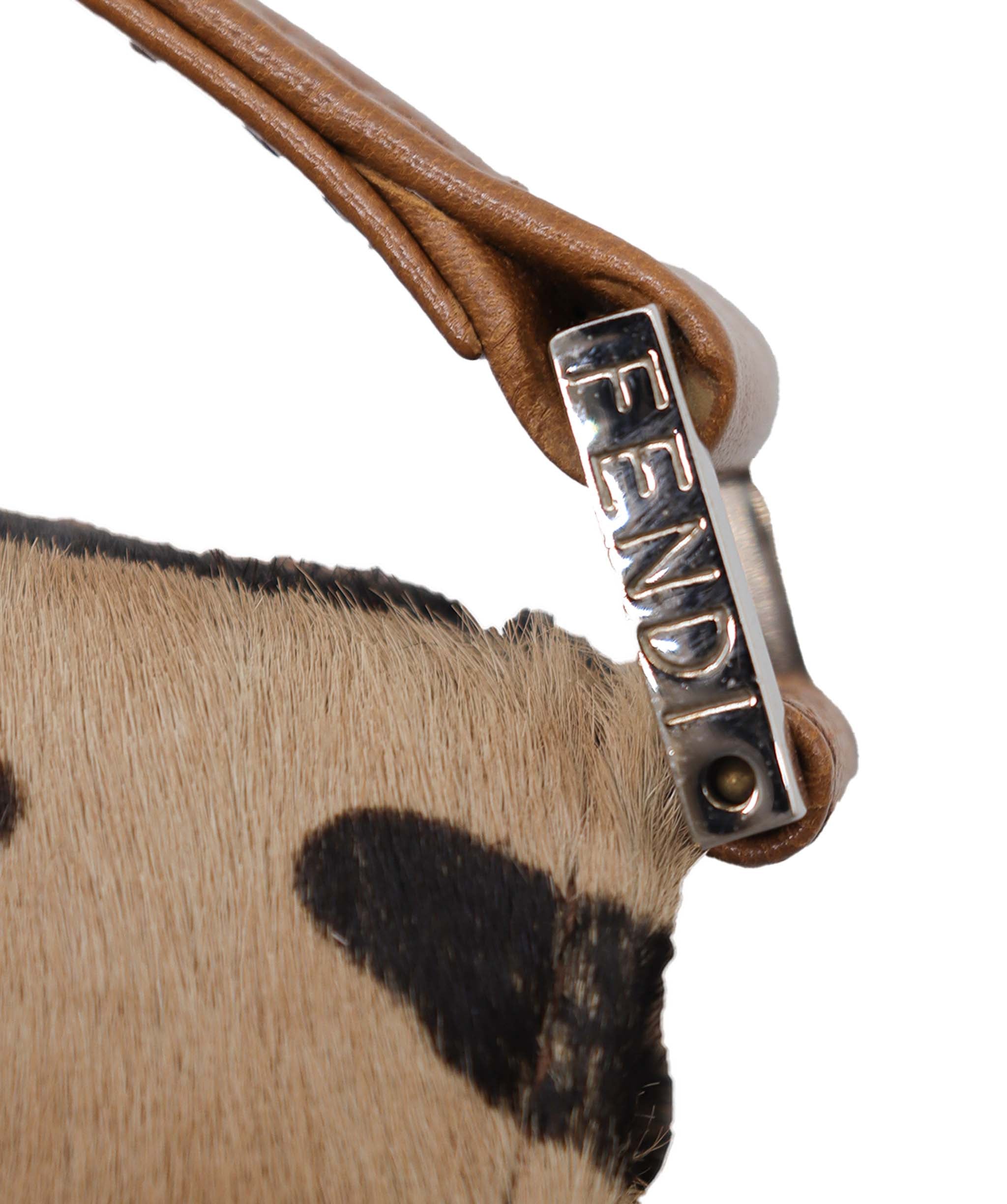 Fendi Leopard Calfhair Mamma Baguette  DXBS1803