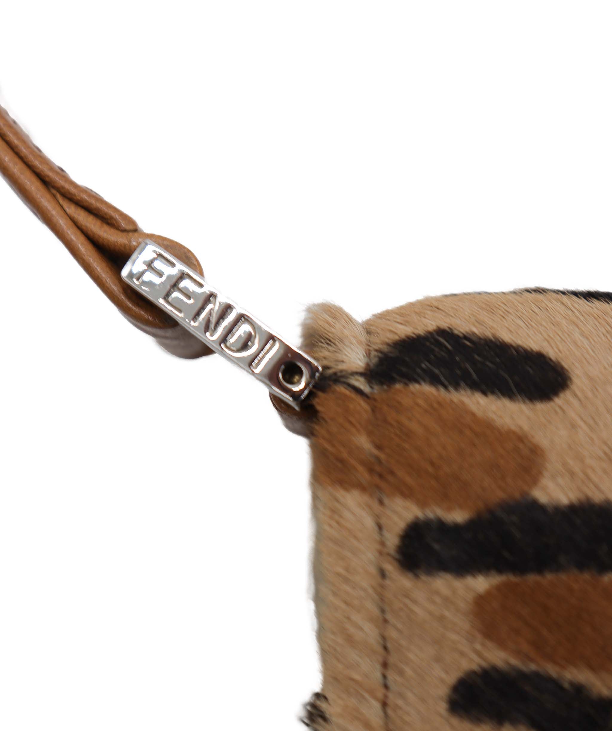 Fendi Leopard Calfhair Mamma Baguette  DXBS1803