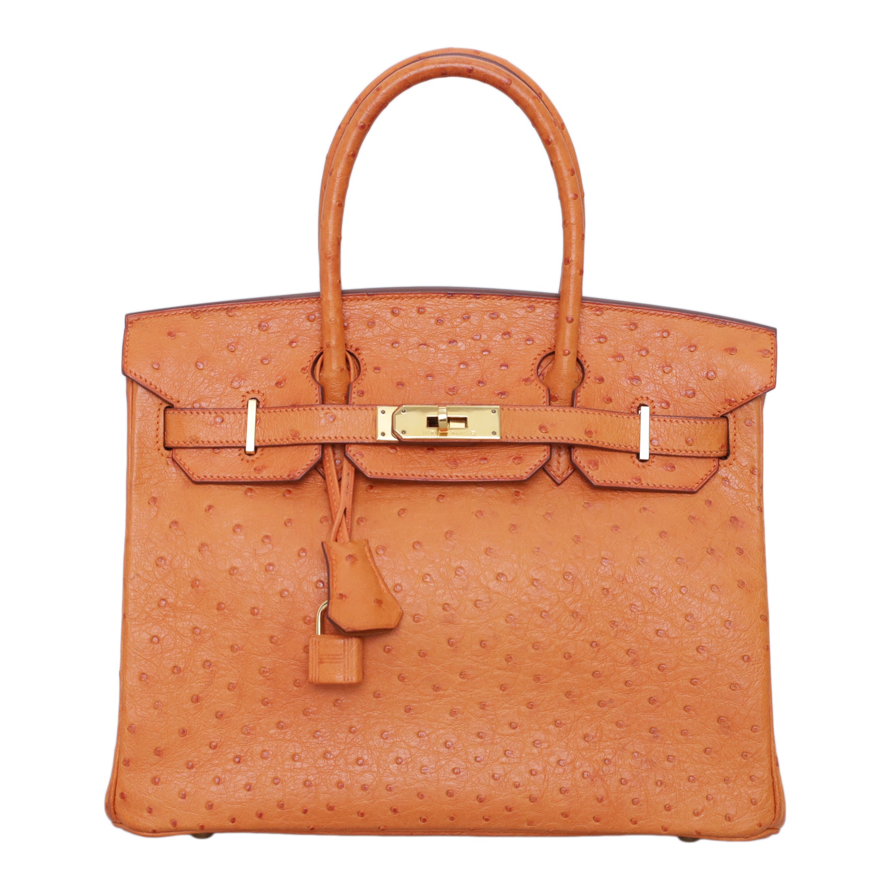 Hermès Ostrich Birkin 30 Bag HER08234B