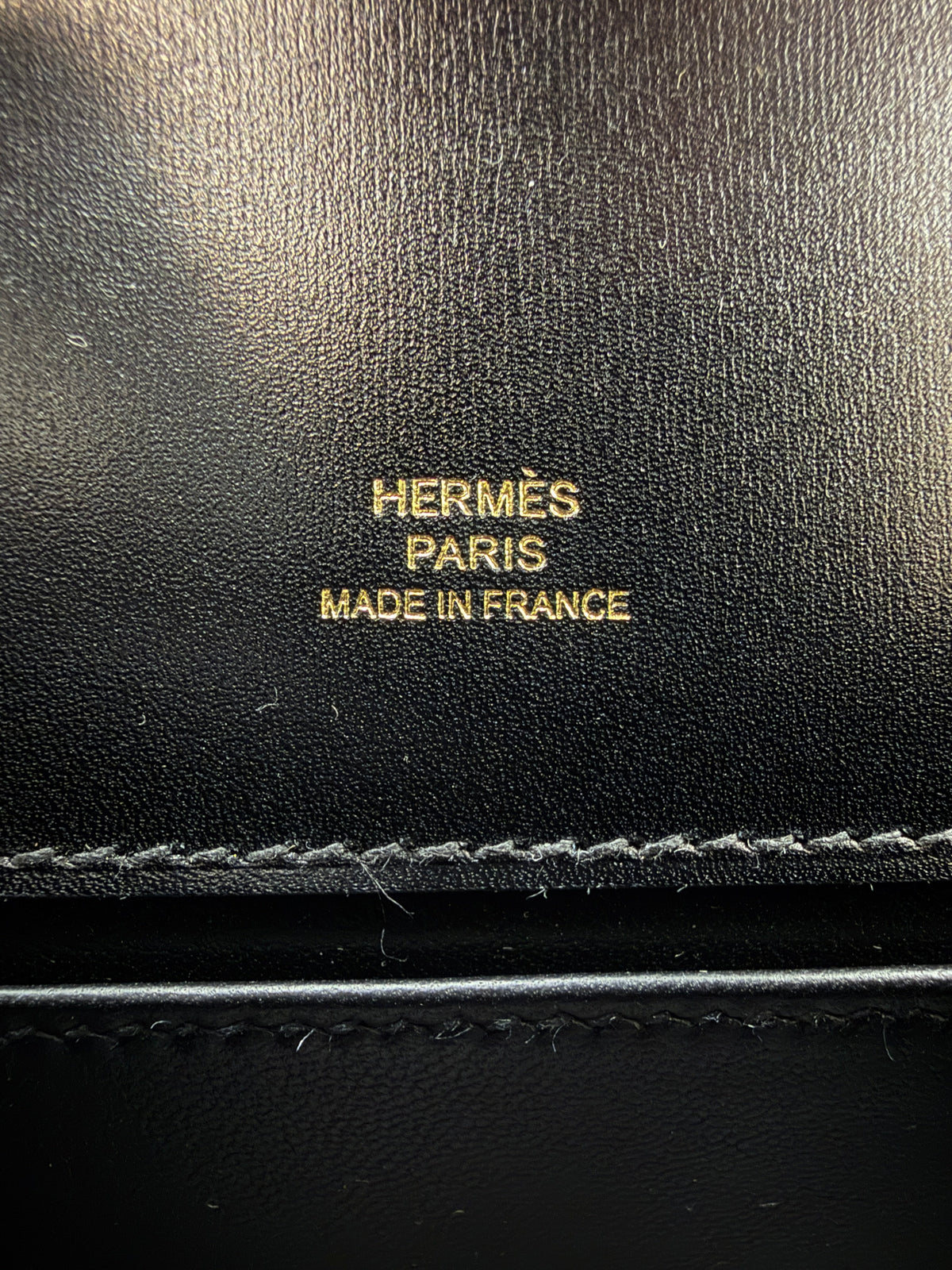Hermès Kelly Pochette Marquete Noir/ Blanc/ Jaune De Naples Box Leather Gold Hardware