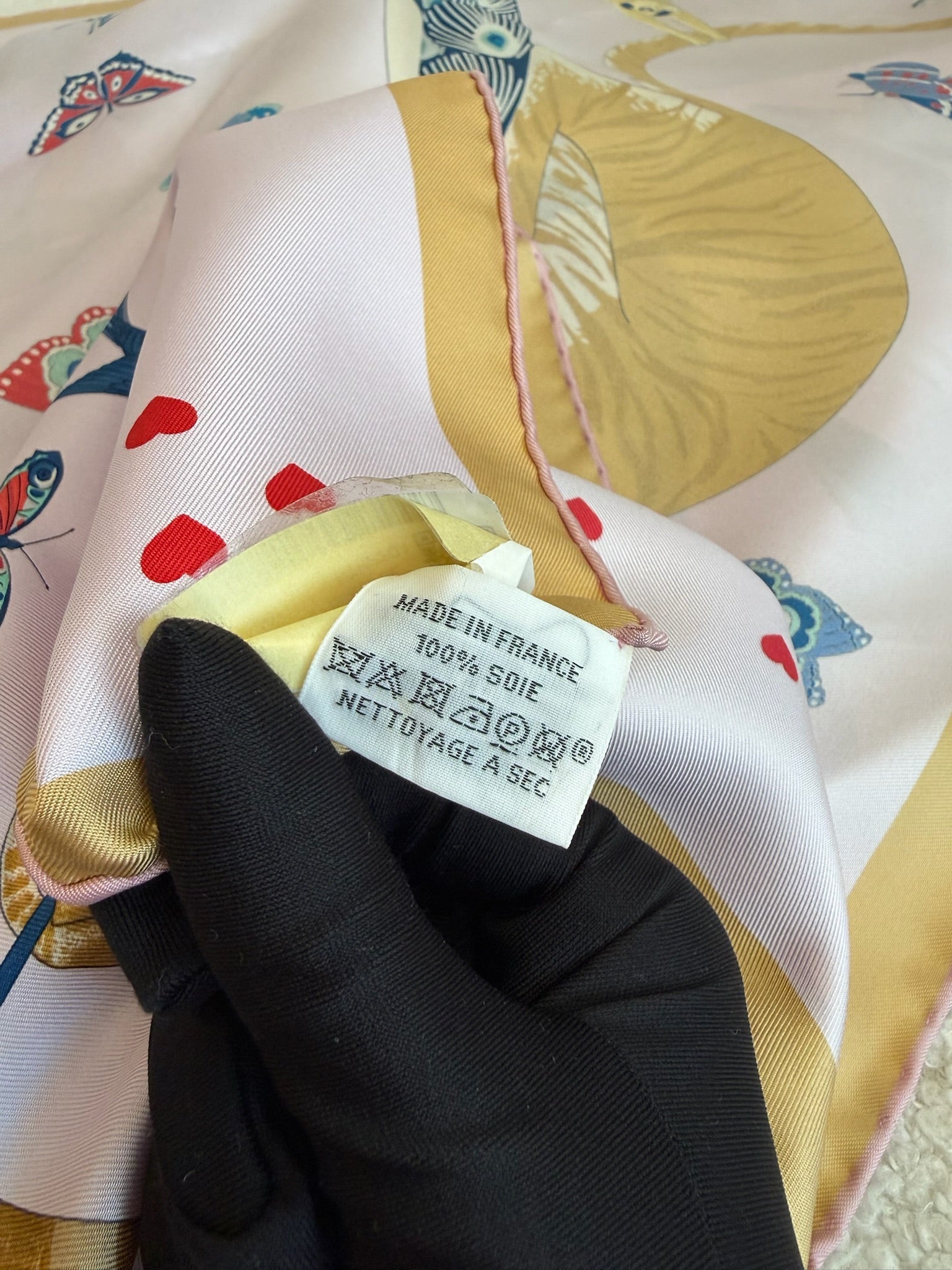 Hermes Animal Motif Silk Scarf 90