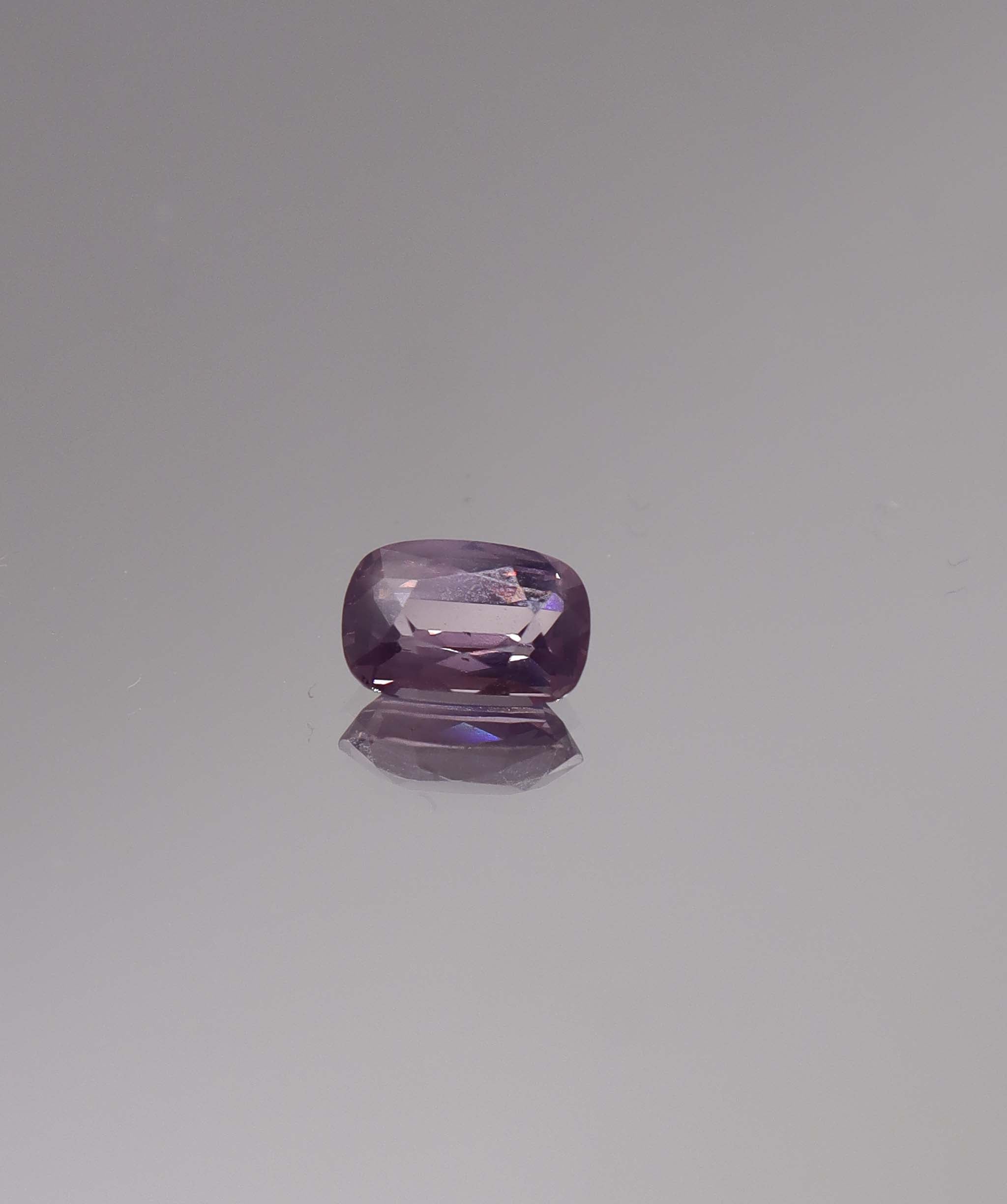 1.37ct Sleeping Beauty Lavender Spinel Cushion DXBCS1592