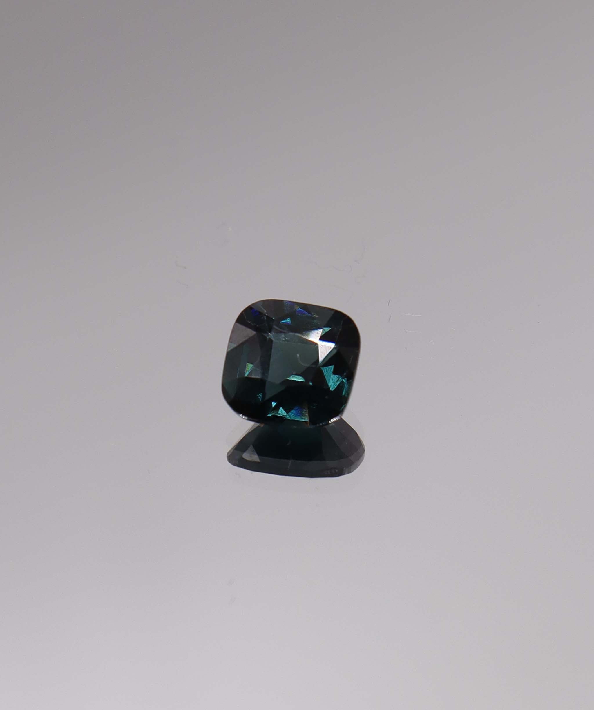 1.97ct Peacock Spinel Cushion DXBCS1486