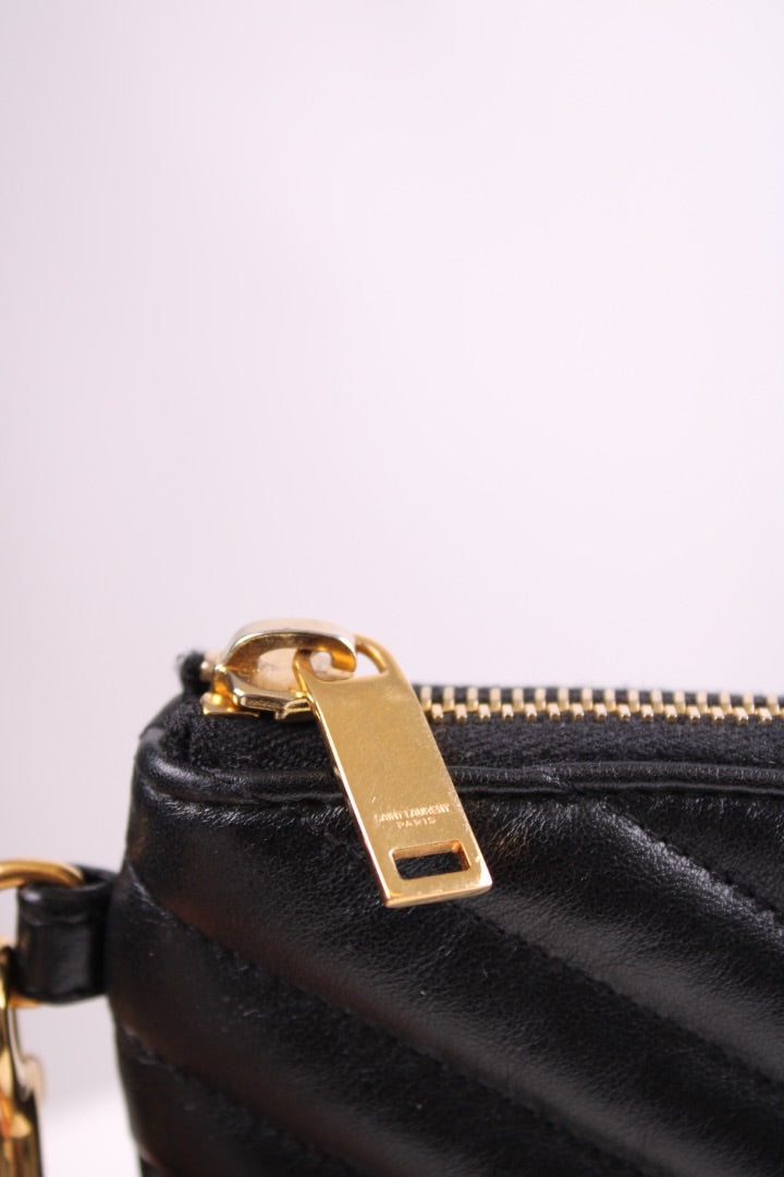 Saint Laurent Cassandre Pouch Black