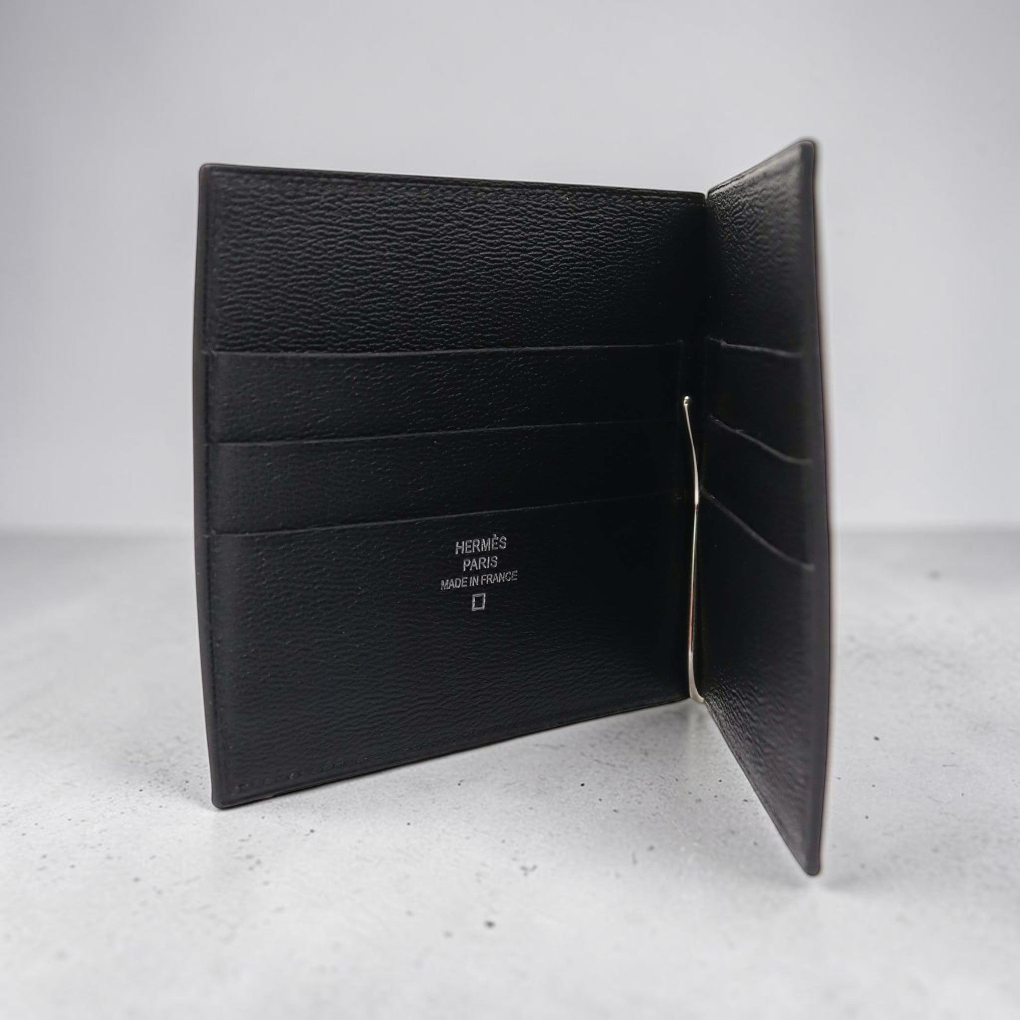 Hermes Poker Compact Wallen Matte Alligator AGC3847