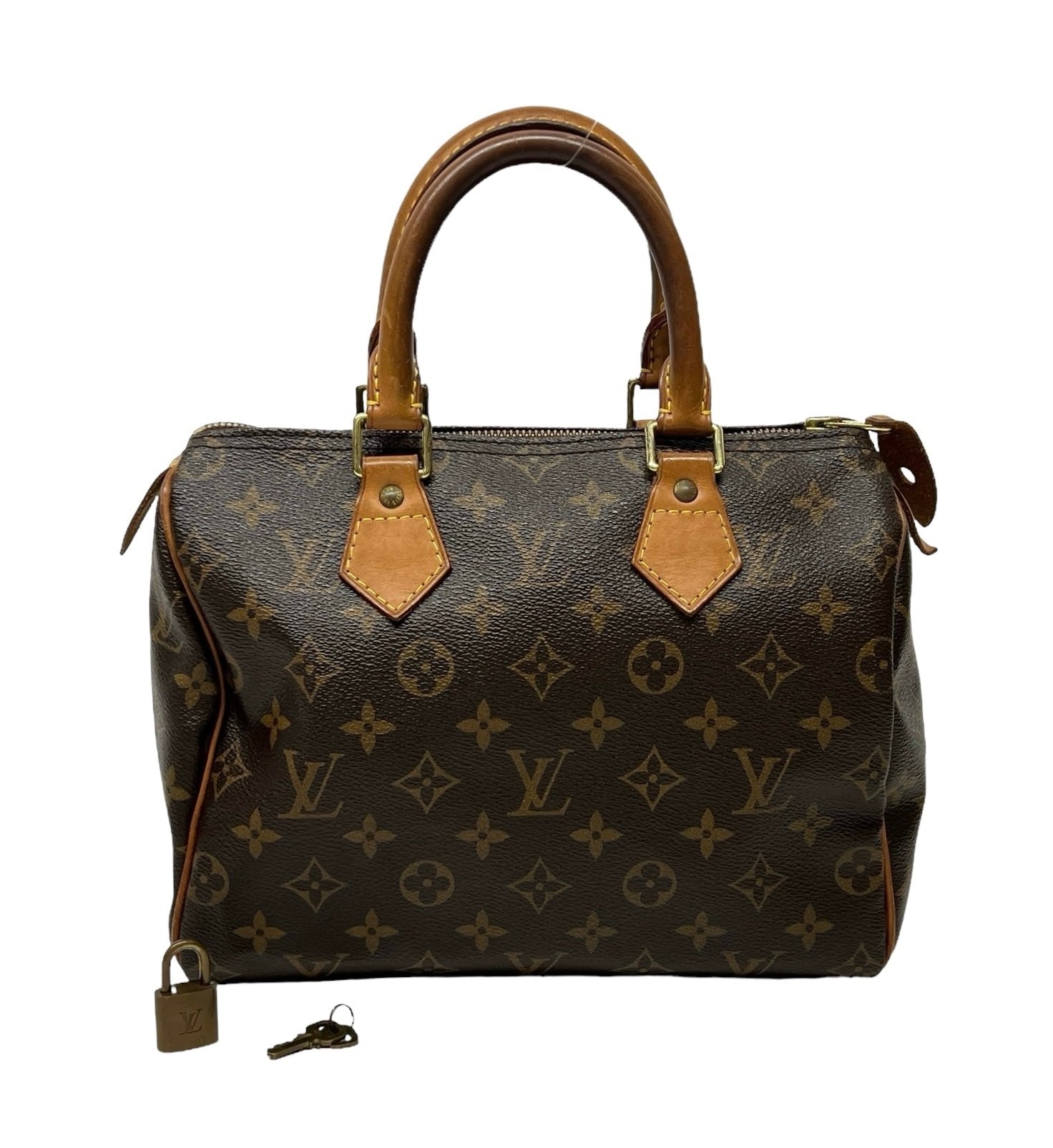 Louis Vuitton  Speedy 30 Top handle bag in Coated canvas, Gold Hardware S2406206VZ