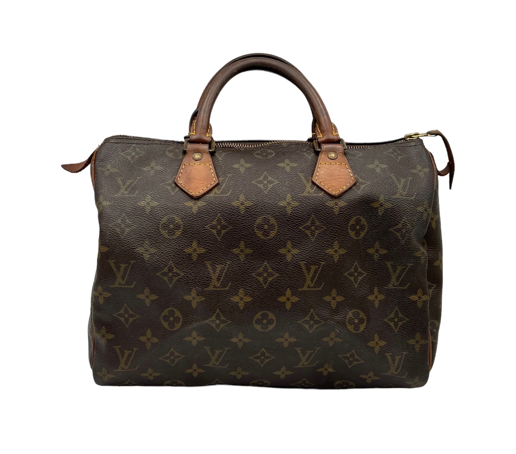 Louis Vuitton  Speedy 30 Top handle bag in Coated canvas, Gold Hardware 60IS_S2406035