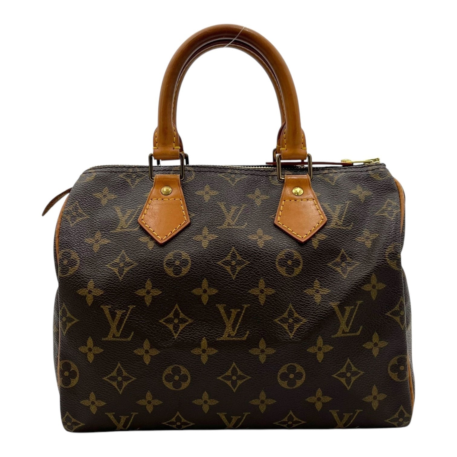 Louis Vuitton Speedy Top Handle Bag 25 Brown in Monogram Coated Canvas, Gold hardware S2411-002564CH