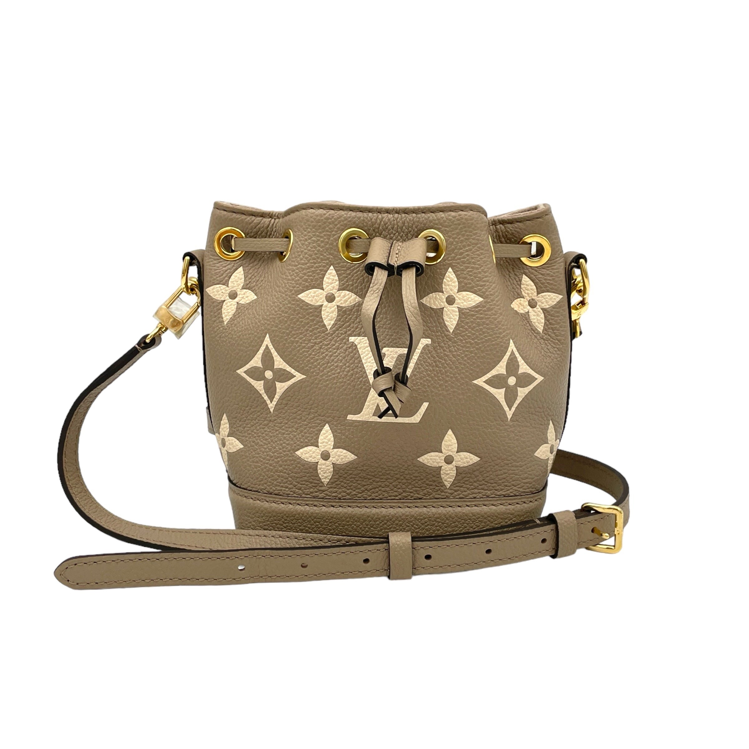 Louis Vuitton  Noe Nano Bucket bag in Monogram Empreinte leather, Gold Hardware S2406089CH