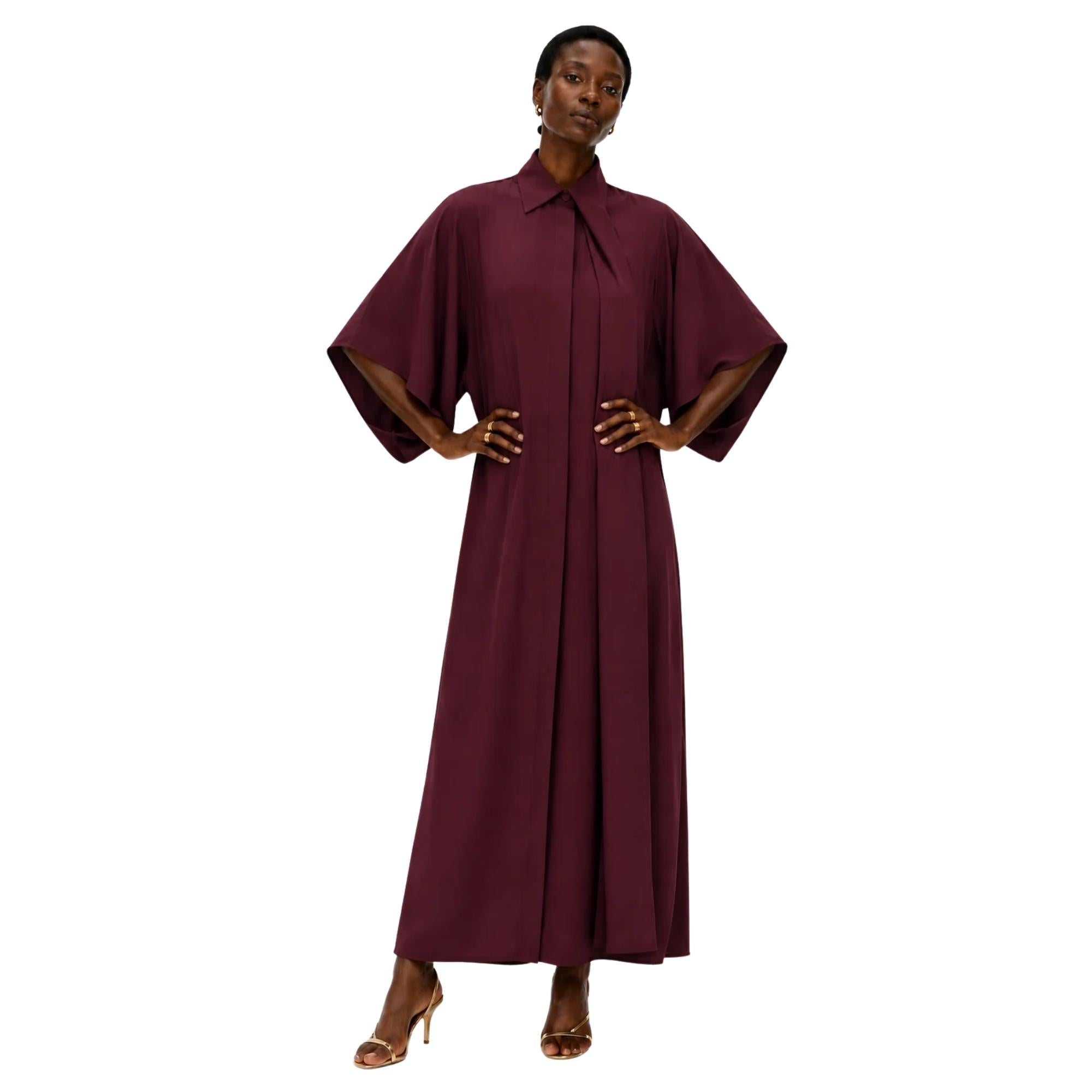 KIMONO-SLEEVE SHIRT DRESS فستان “CASSIA”