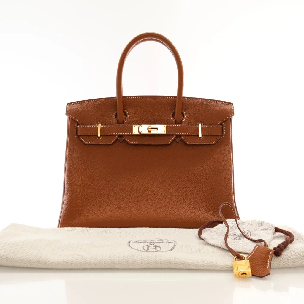 Hermes Gold Clemence Birkin 30 L-XAKOPY