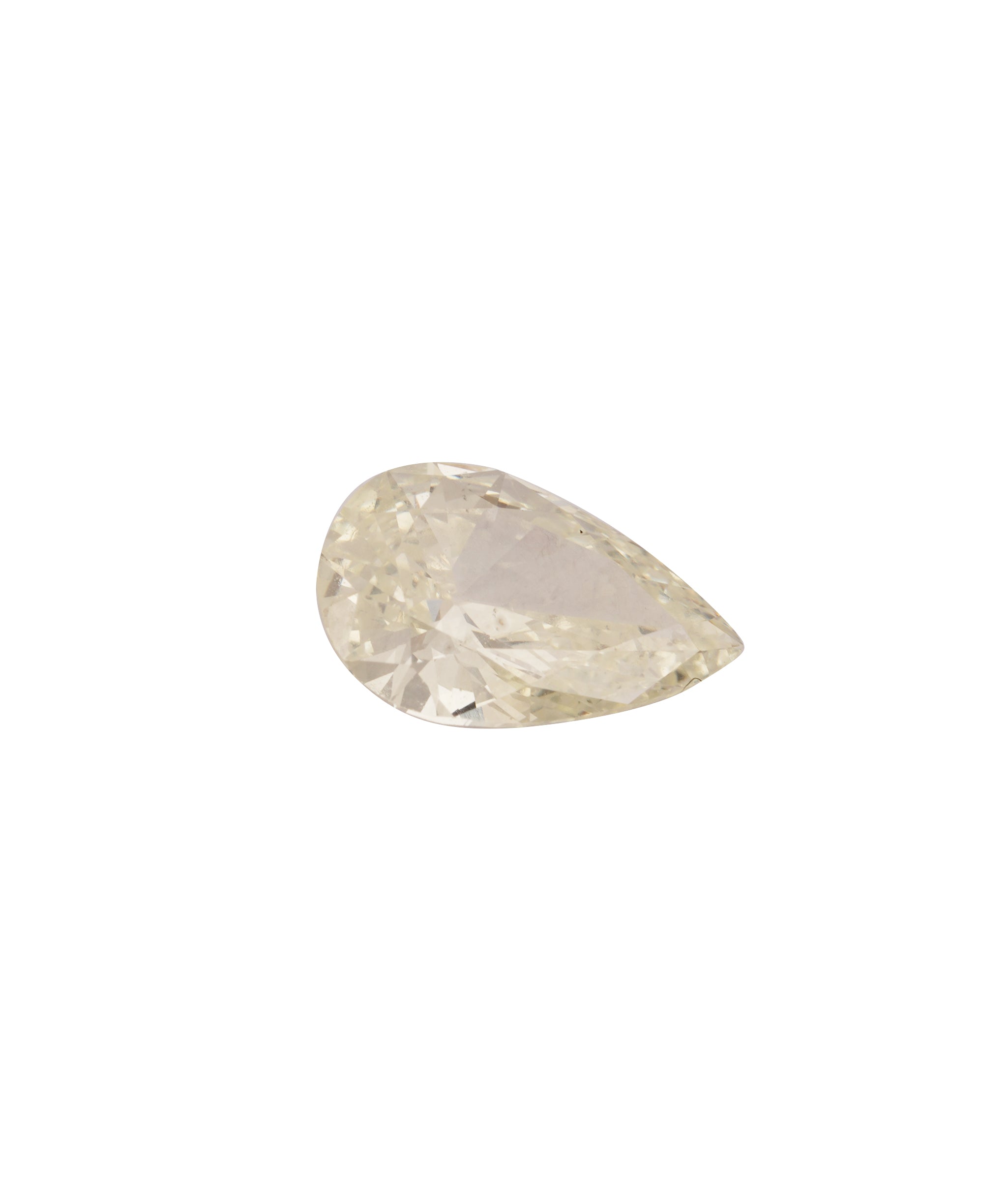 0.38,ct SI Yellow OLD CUT PEAR Shape DXBN0856