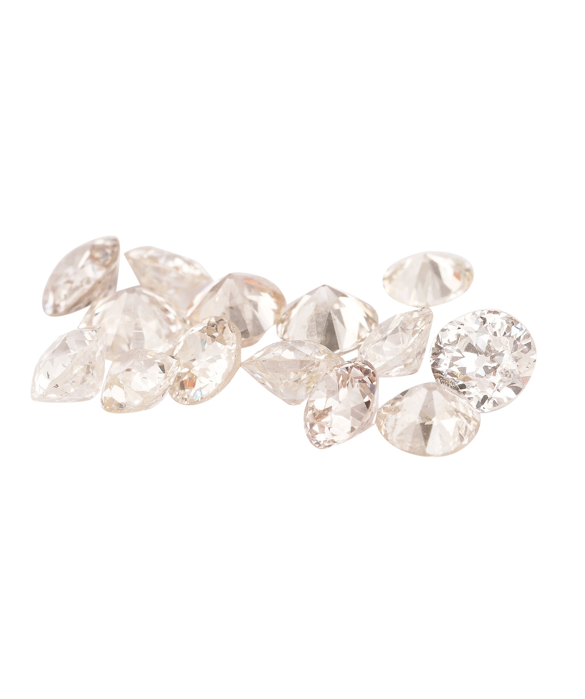 OLD CUT ROUND Shape 4mm-4.5mm (RARE)  SI White (Price per 1 stone) DXBN0875