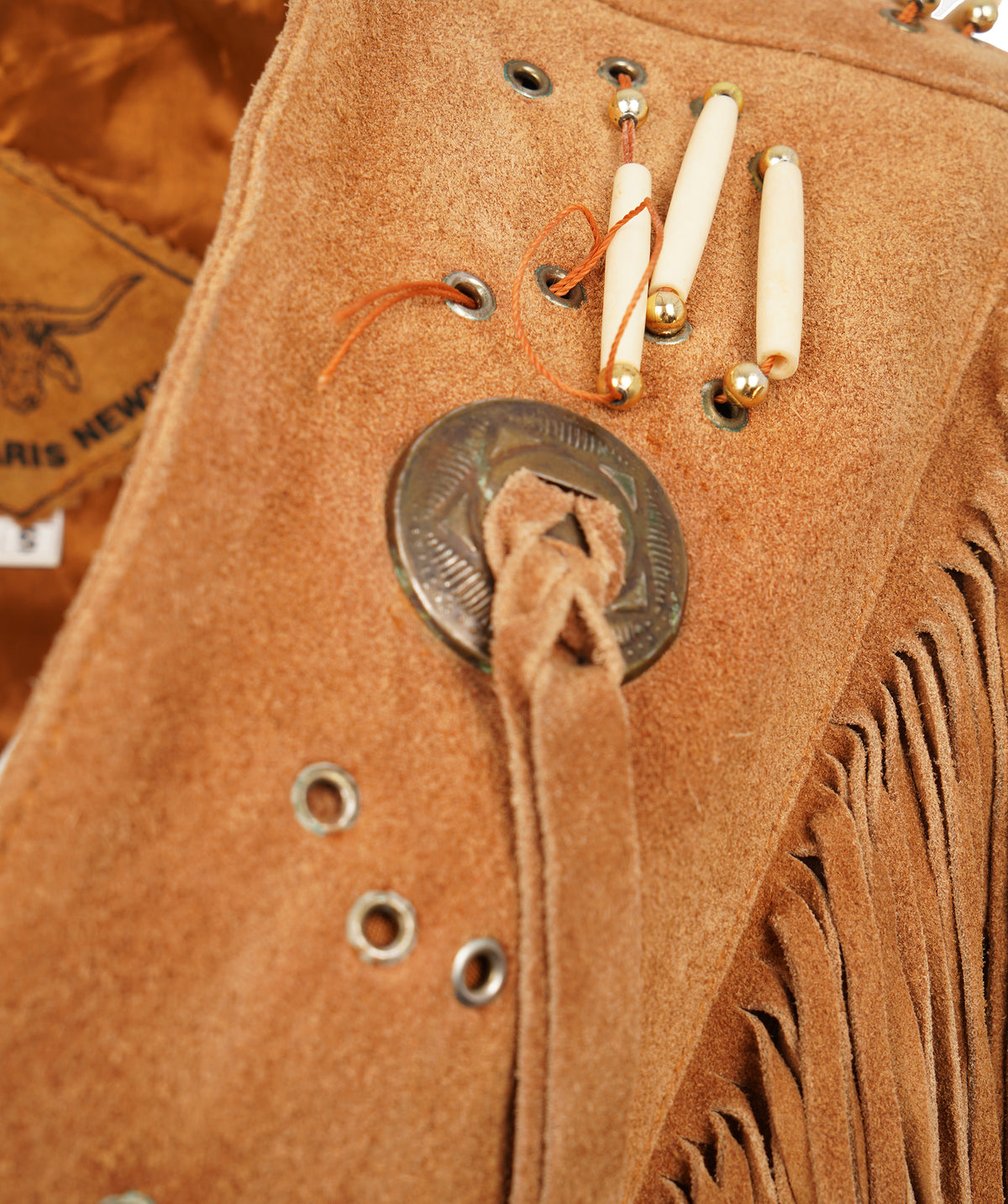 Brown Suede Tassel Jacket  ALC4332