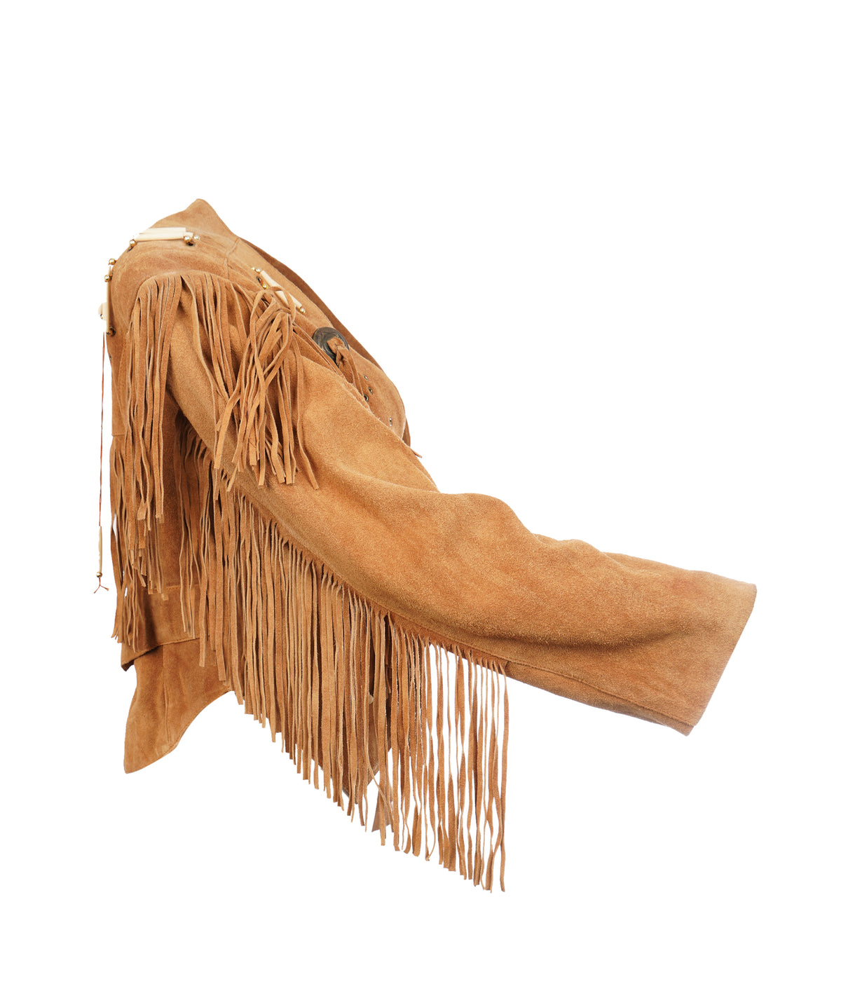 Brown Suede Tassel Jacket  ALC4332