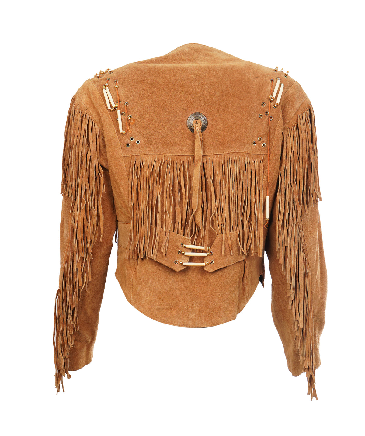 Brown Suede Tassel Jacket  ALC4332