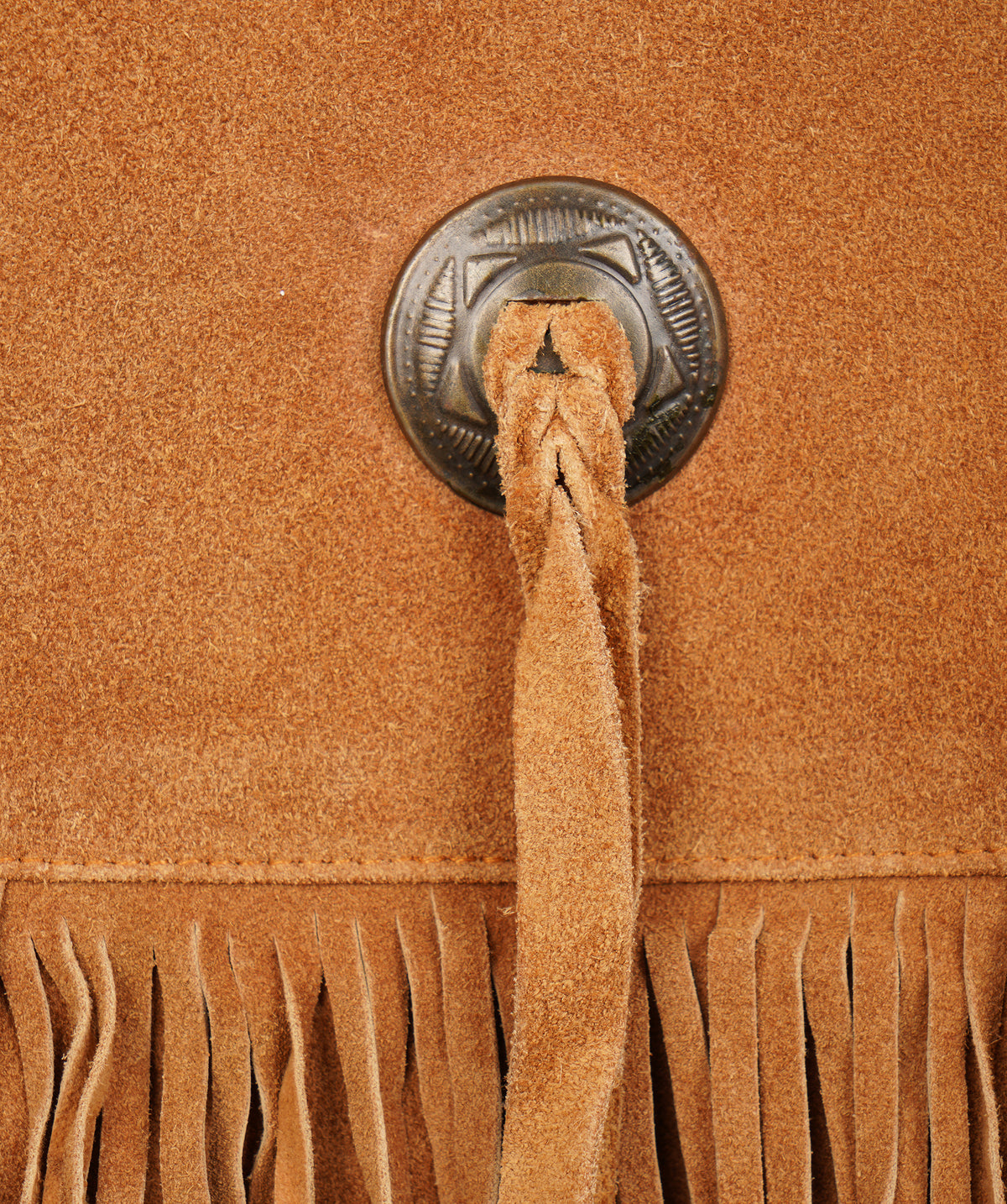 Brown Suede Tassel Jacket  ALC4332