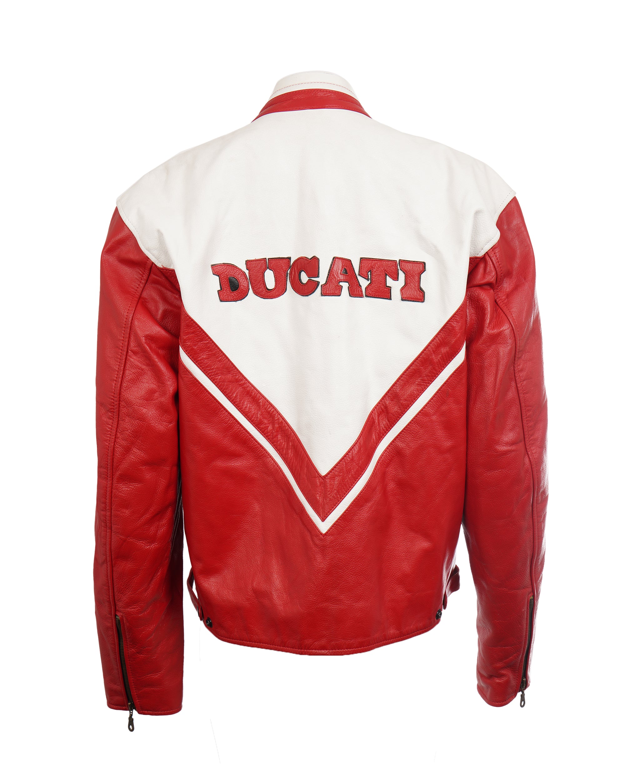 Ducati Red Leather Racing Jacket  ALC4331