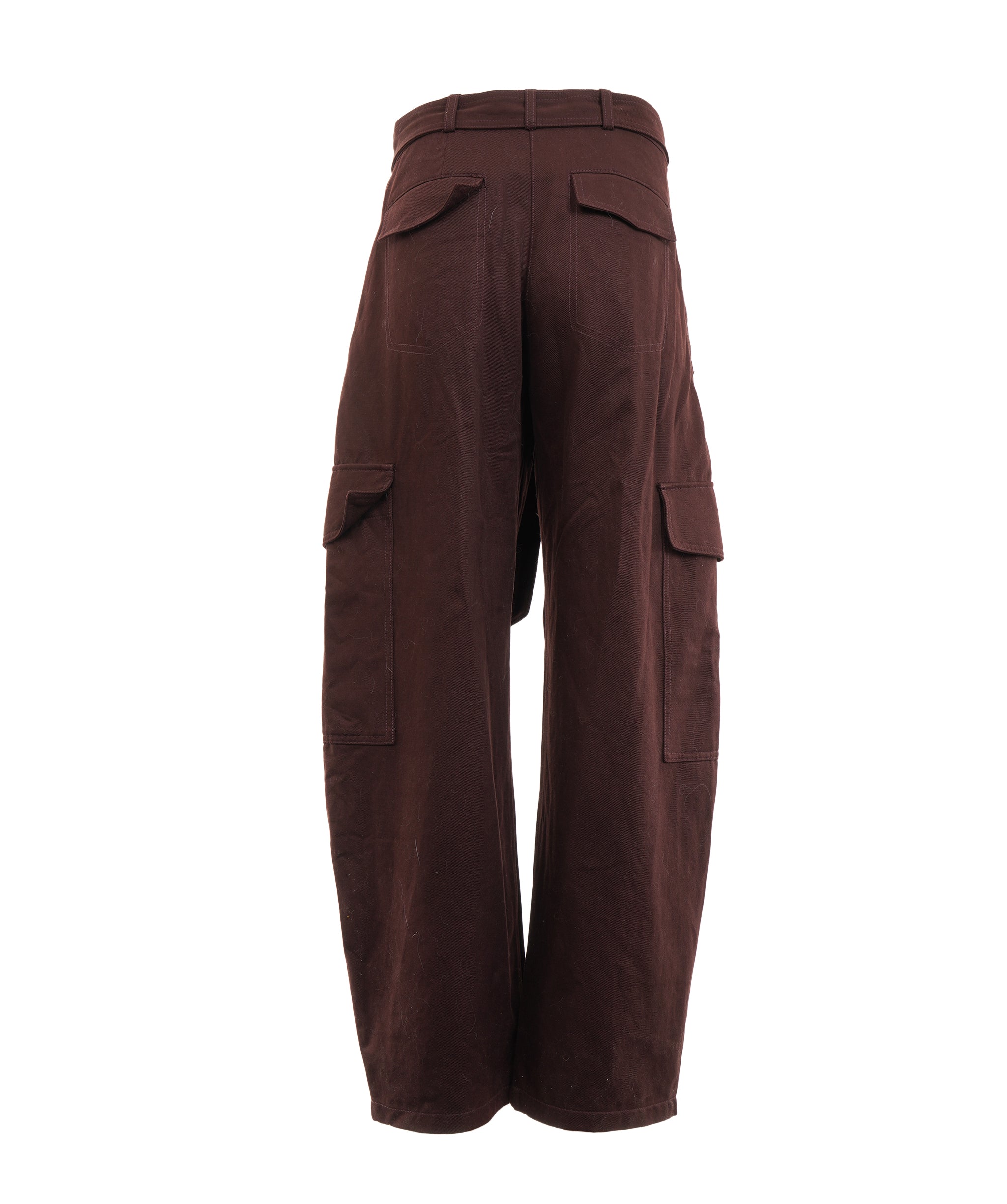 Zara Luxe Range Burgundy Cargo Smart Trousers  ALC4323