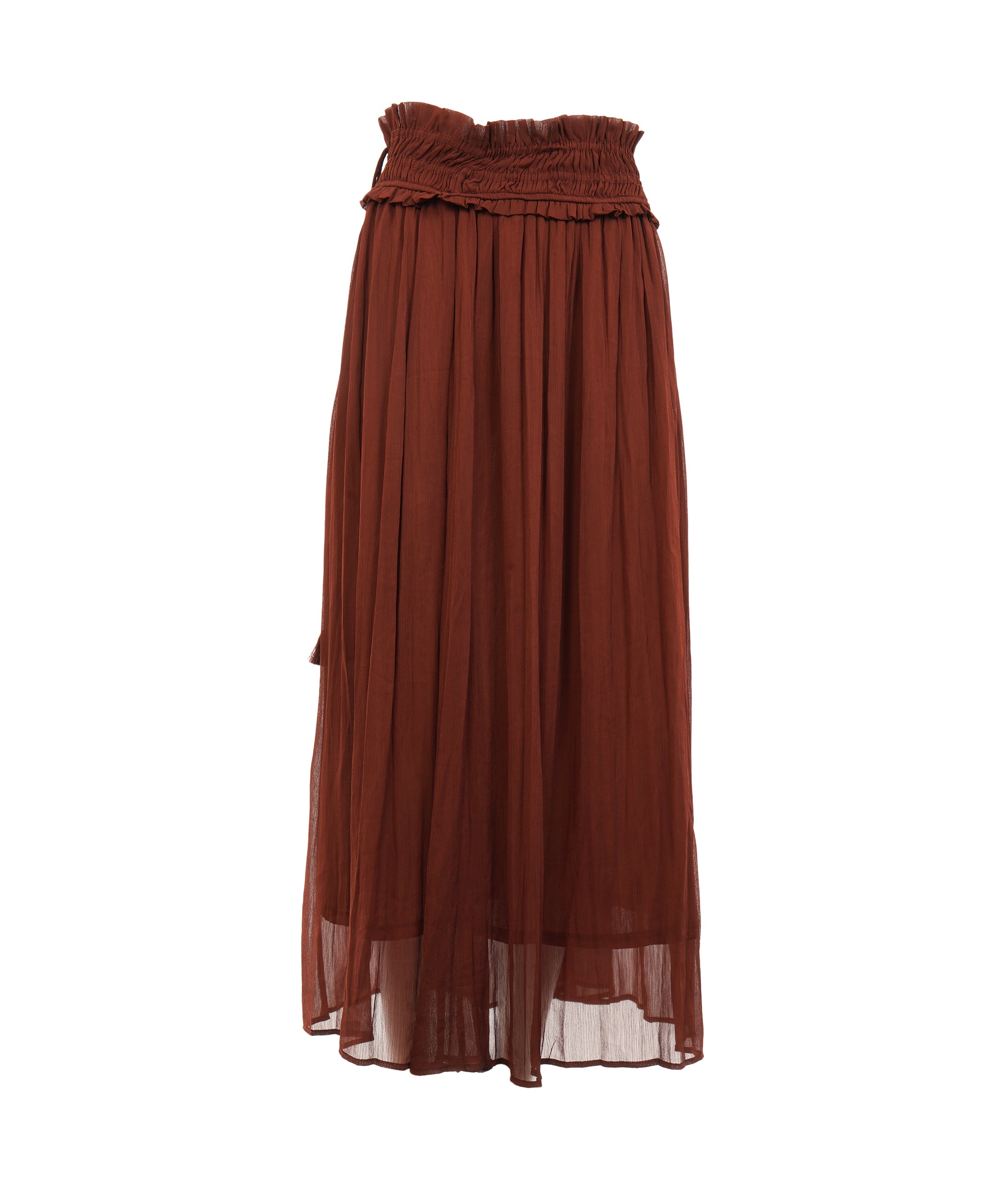 HM Burgundy Maxi Skirt  ALC4325