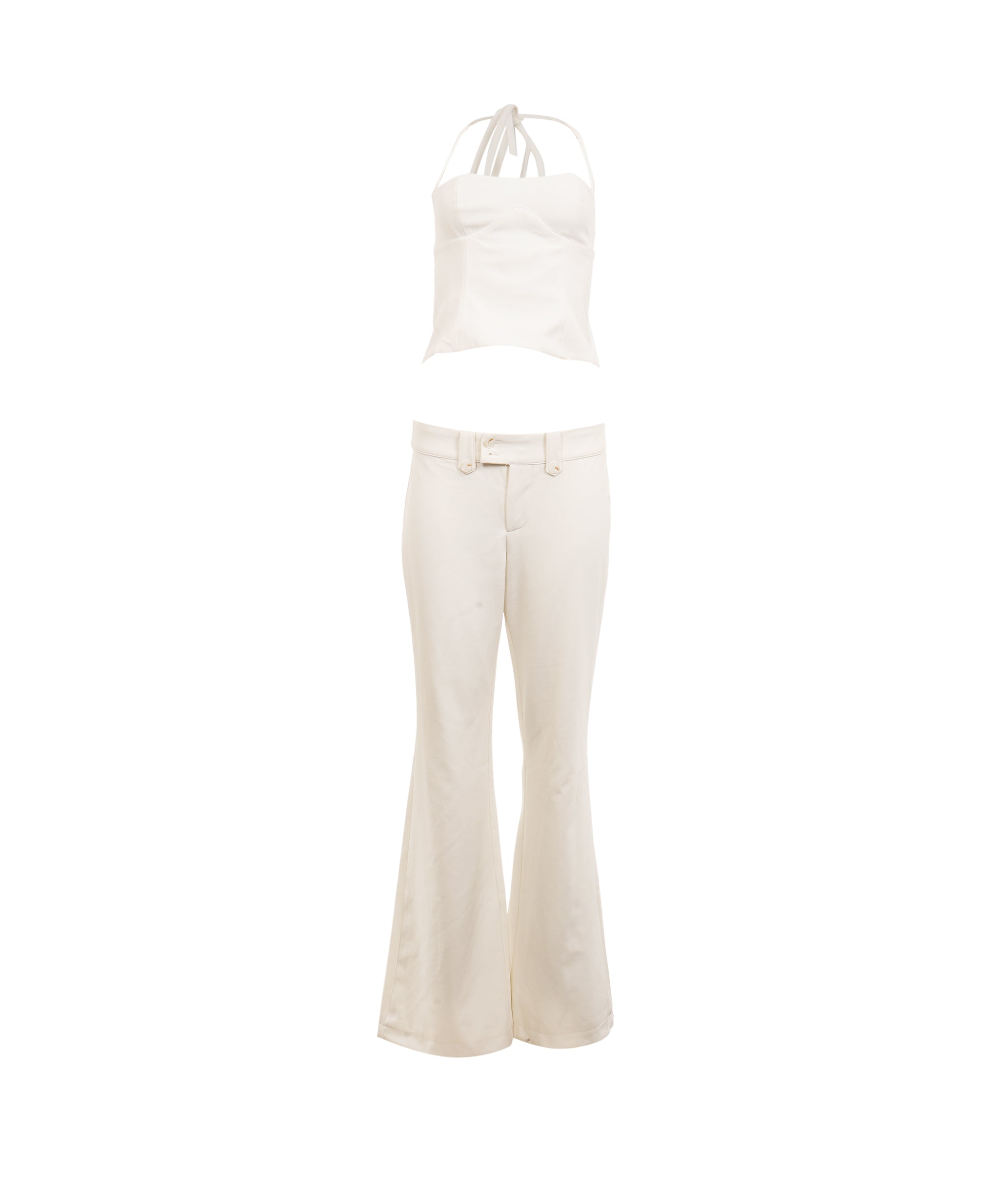 White CO Ord Set  ALC4328