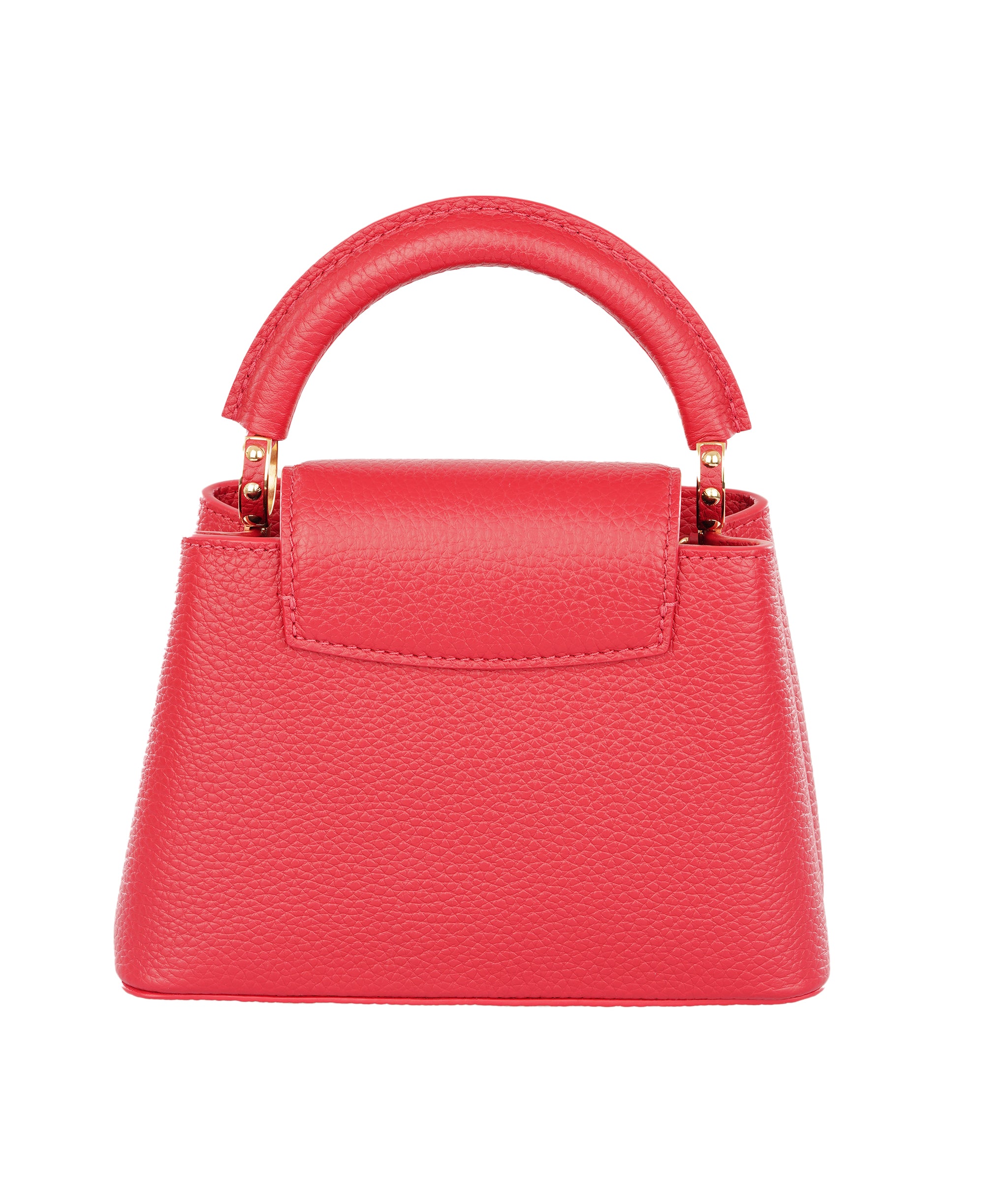 Louis Vuittion Scarlet Red Capucines Mini Taurillon Leather Bag ALTC1188