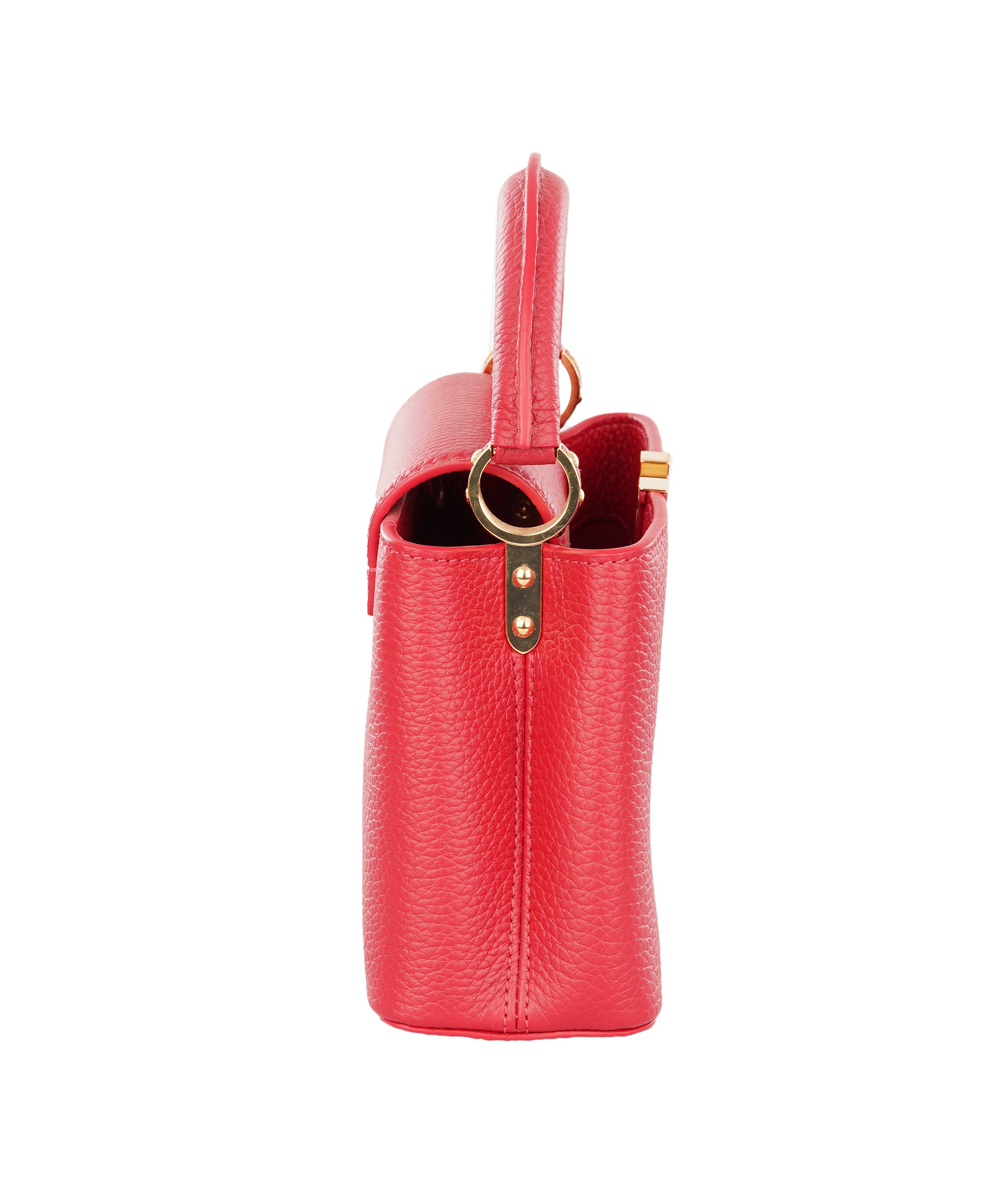 Louis Vuittion Scarlet Red Capucines Mini Taurillon Leather Bag ALTC1188