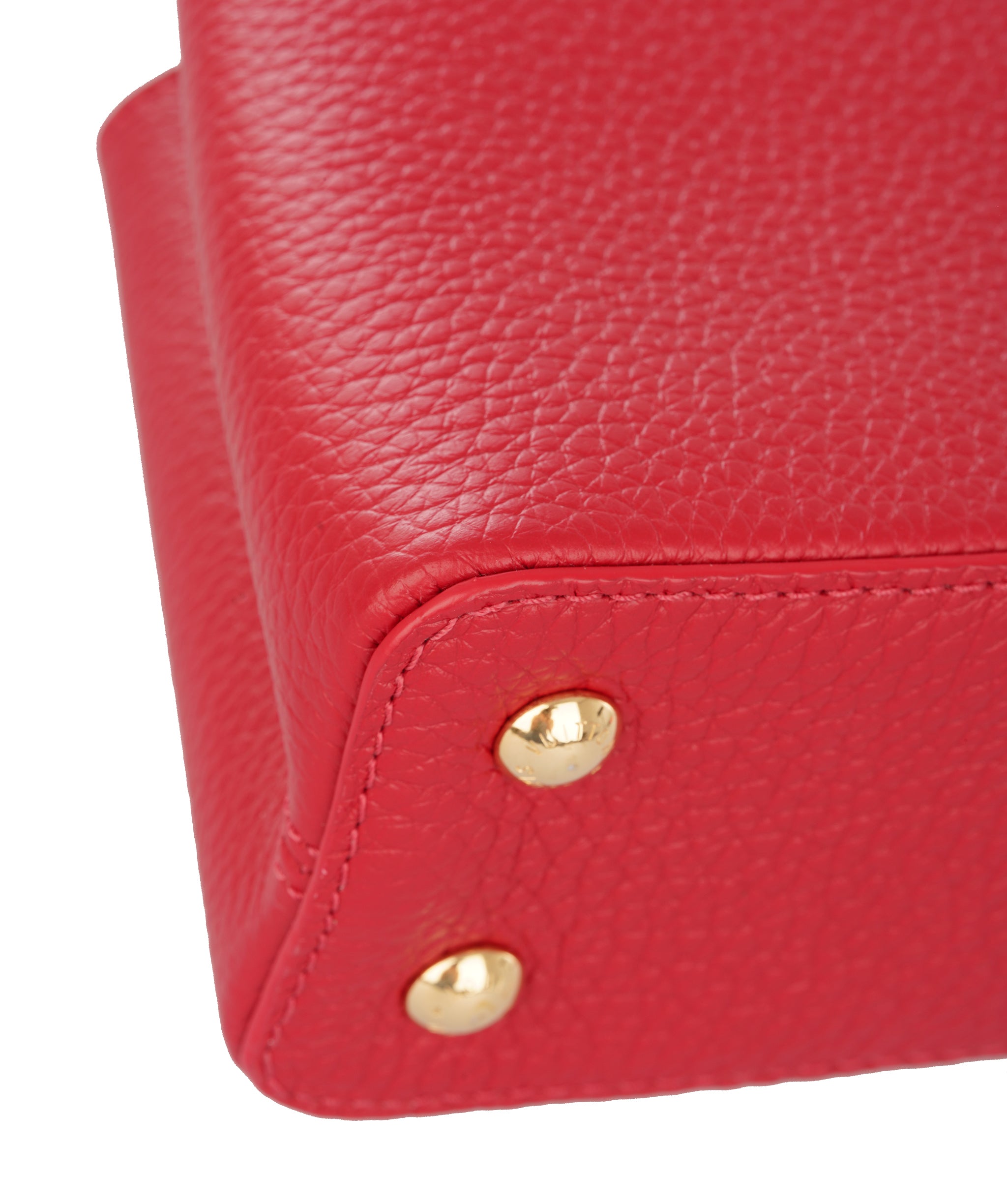 Louis Vuittion Scarlet Red Capucines Mini Taurillon Leather Bag ALTC1188