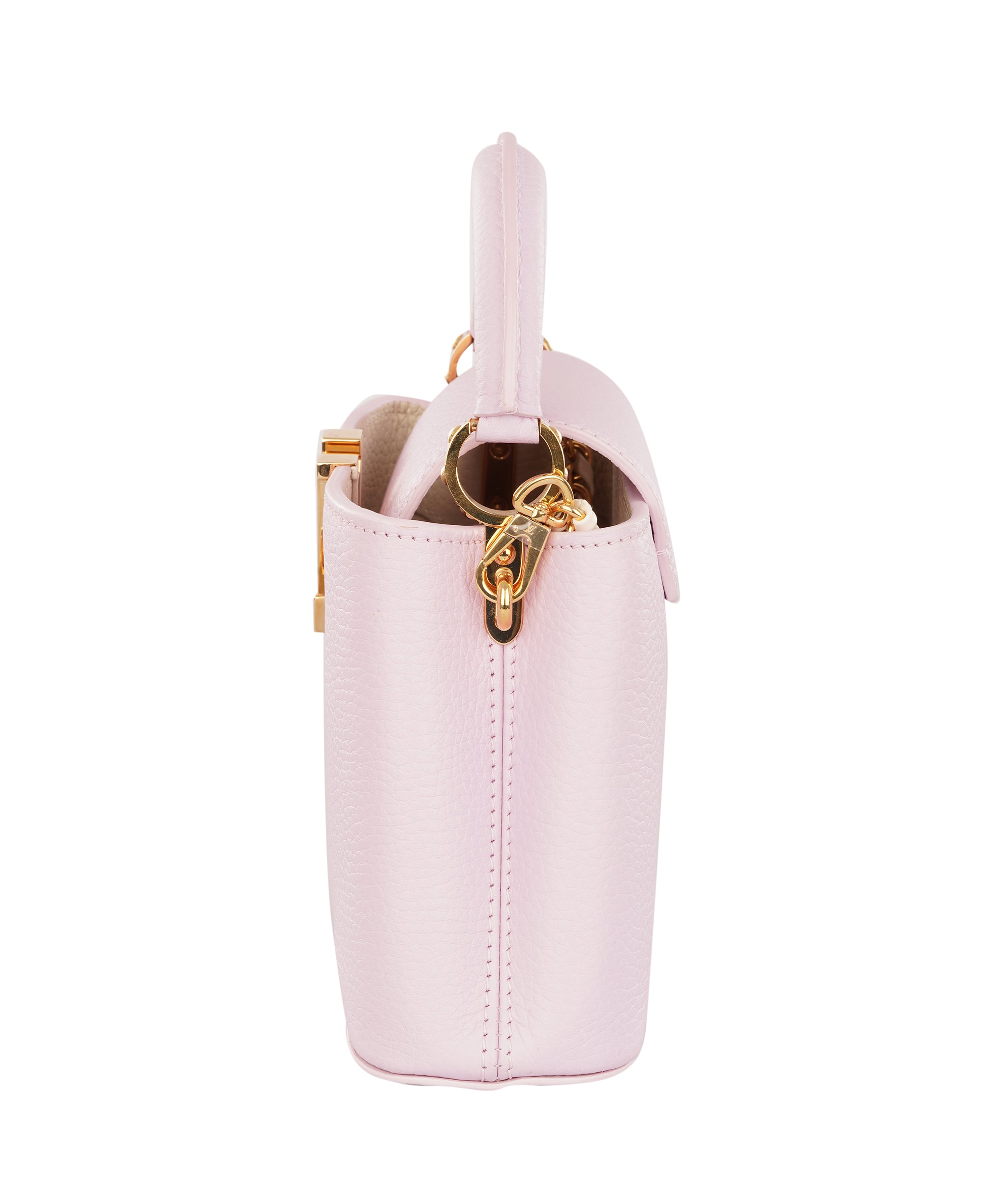 Louis Vuittion Wisteria Purple Capucines Mini Taurillon Leather Bag ALTC1187