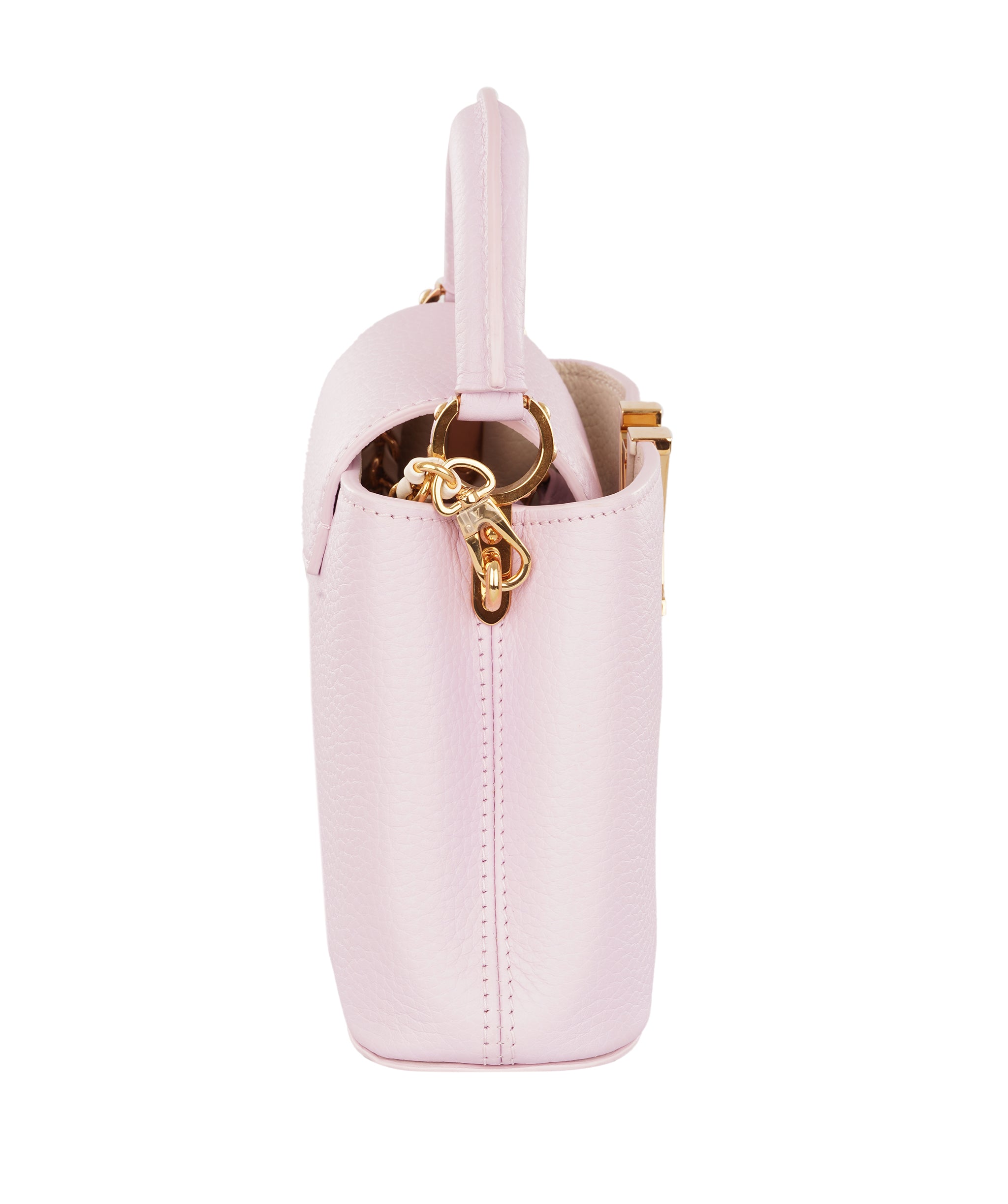 Louis Vuittion Wisteria Purple Capucines Mini Taurillon Leather Bag ALTC1187